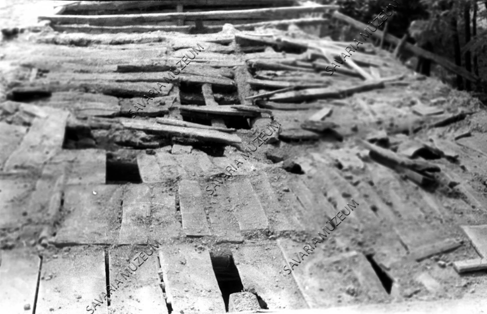 Kamra és istálló mennyezetdeszkái (Savaria Megyei Hatókörű Városi Múzeum, Szombathely CC BY-NC-SA)
