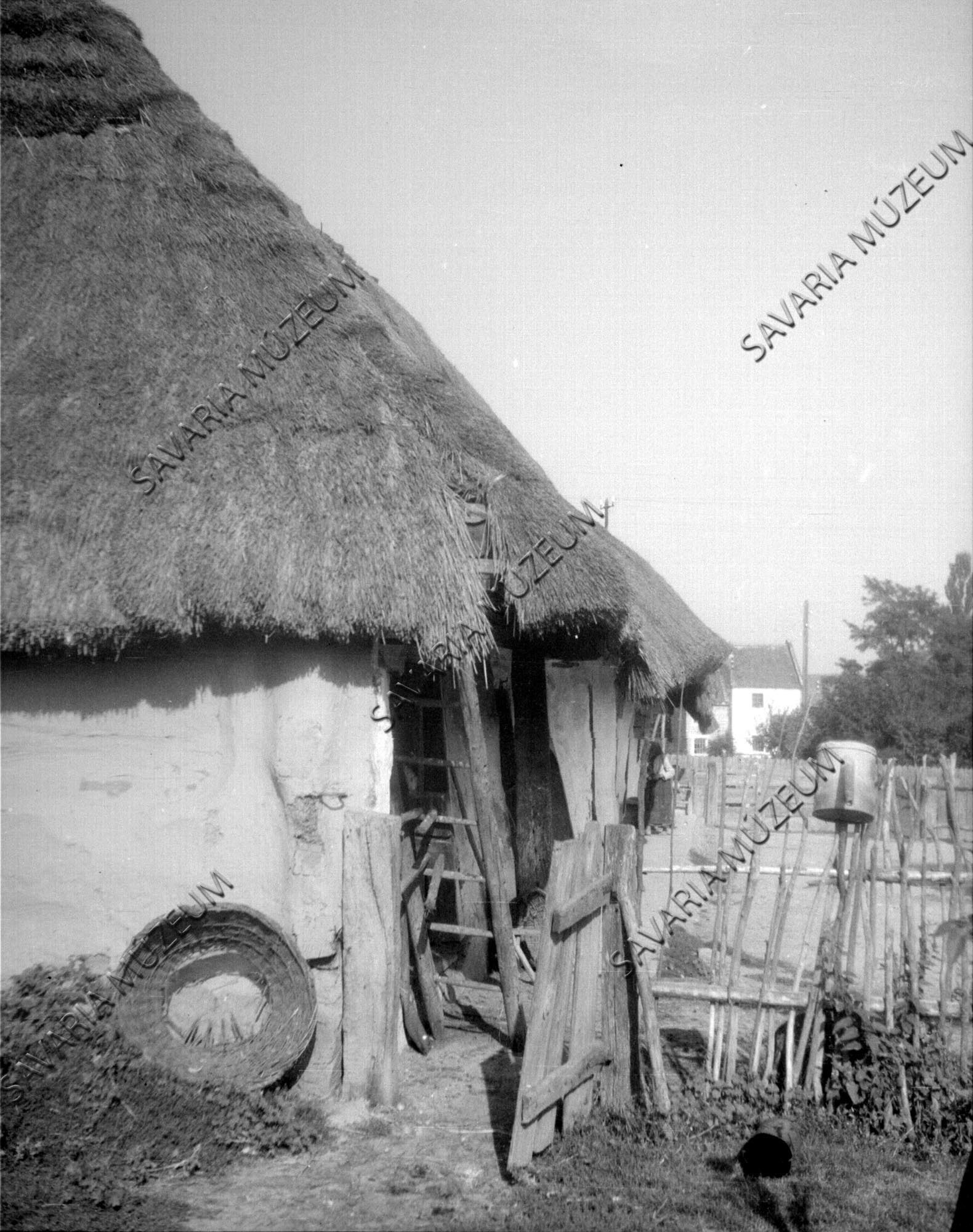 Régi ház hátulsó része (Savaria Megyei Hatókörű Városi Múzeum, Szombathely CC BY-NC-SA)