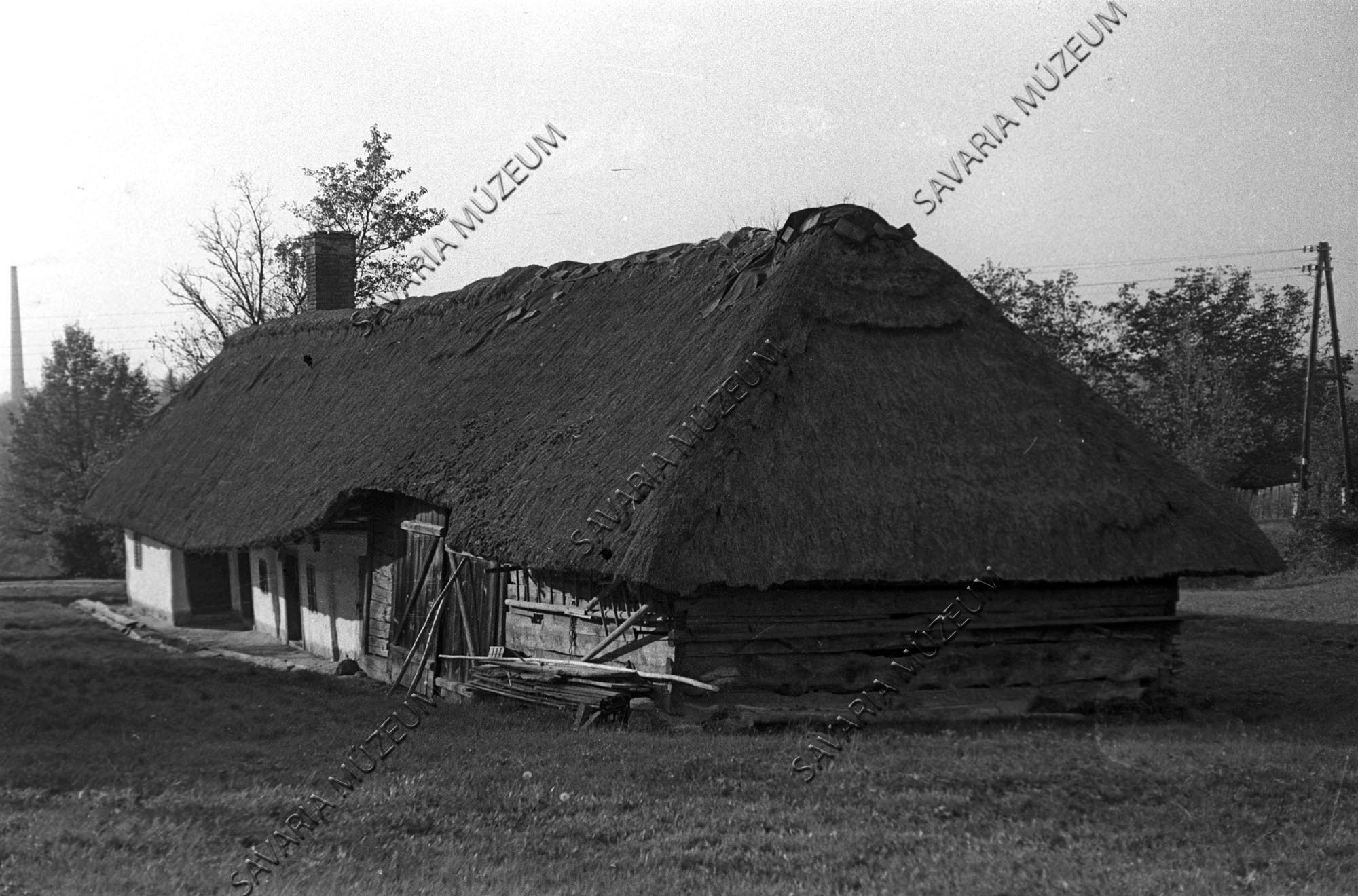 ház hátulról (Savaria Megyei Hatókörű Városi Múzeum, Szombathely CC BY-NC-SA)