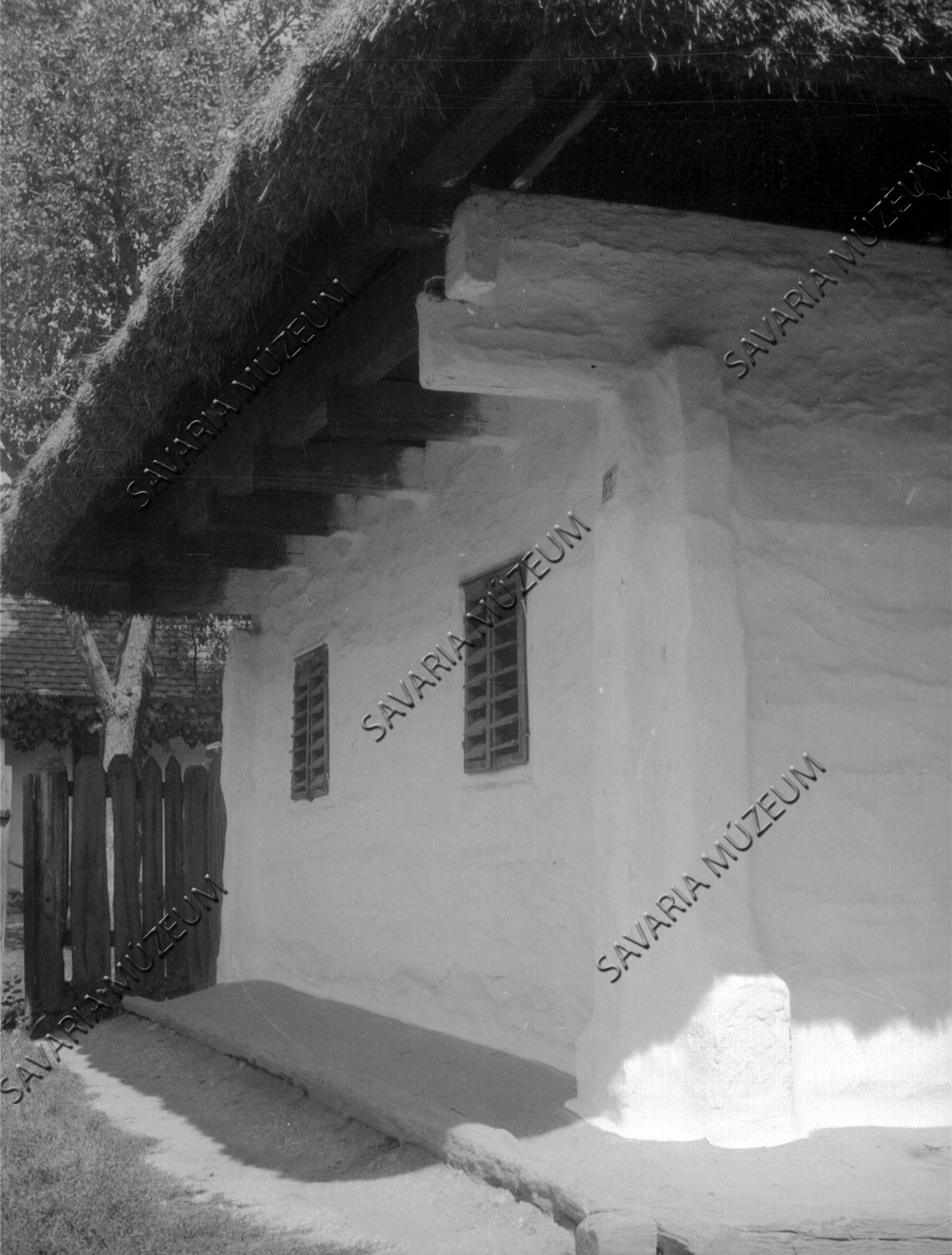 Gerendafalu ház elölről (Savaria Megyei Hatókörű Városi Múzeum, Szombathely CC BY-NC-SA)