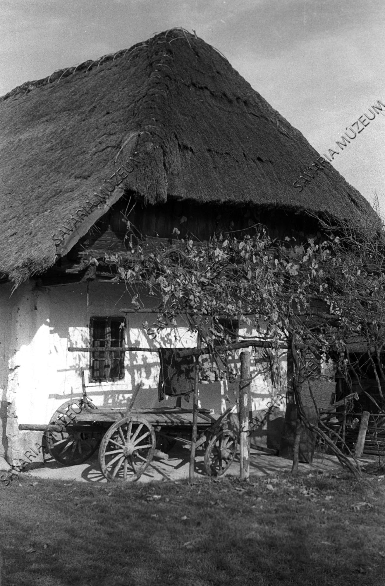 házhomlokzat és szekér (Savaria Megyei Hatókörű Városi Múzeum, Szombathely CC BY-NC-SA)