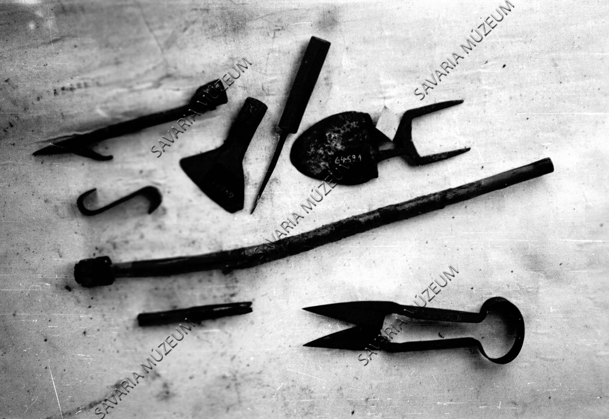 Néprajzi tárgyak (Savaria Megyei Hatókörű Városi Múzeum, Szombathely CC BY-NC-SA)