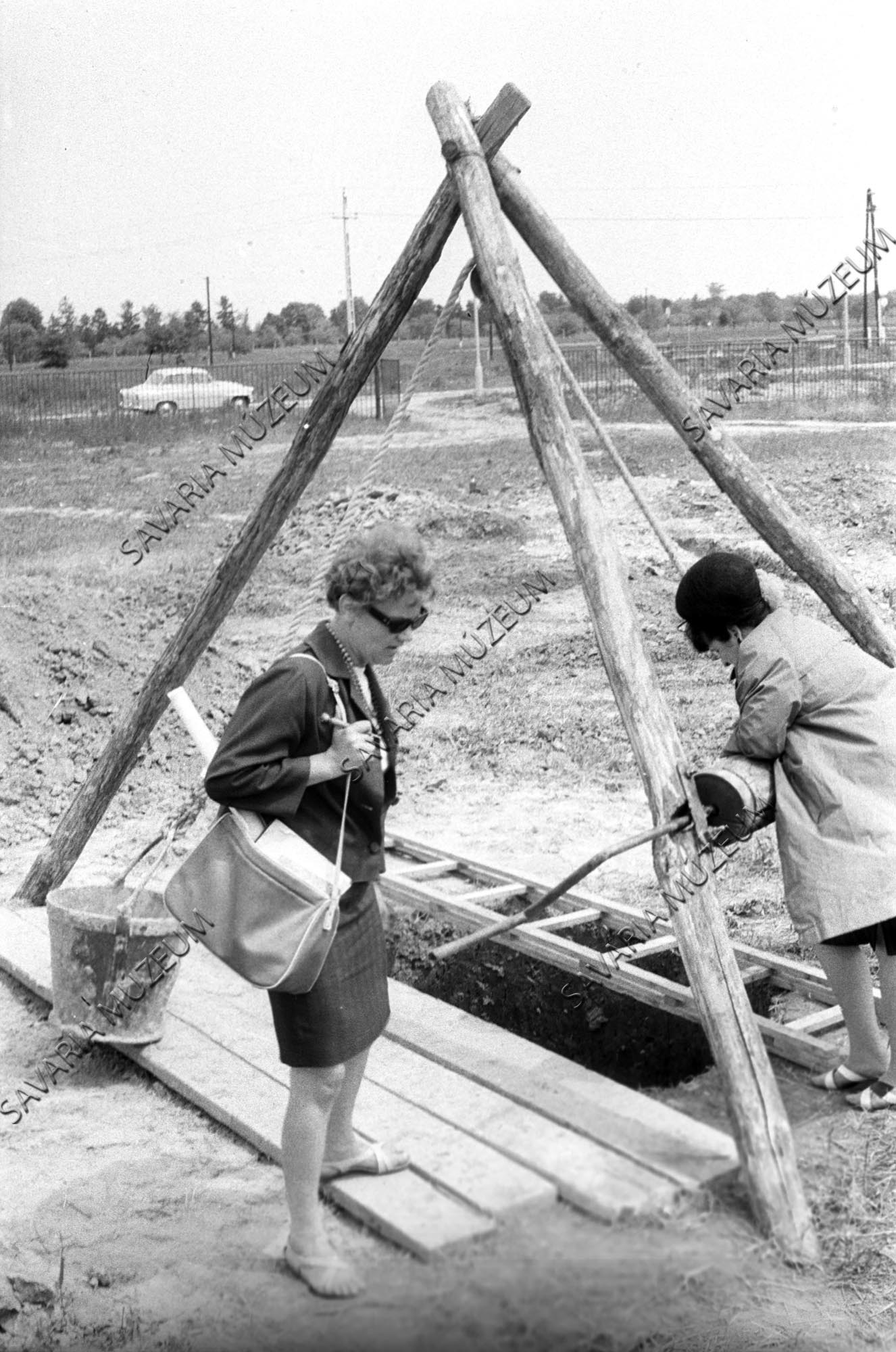 kútépítés a nemeskoltai ház telkén (Savaria Megyei Hatókörű Városi Múzeum, Szombathely CC BY-NC-SA)