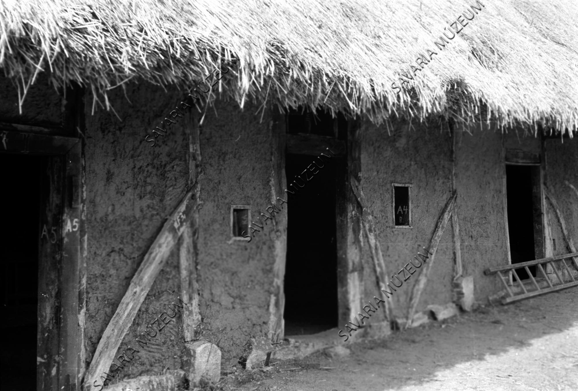 Az épülő szentpéterfai ház részlete (Savaria Megyei Hatókörű Városi Múzeum, Szombathely CC BY-NC-SA)