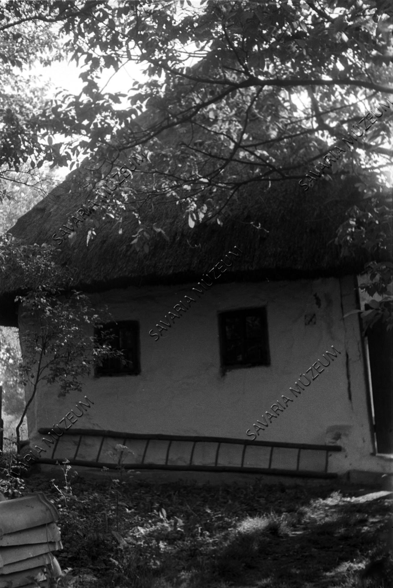 házhomlokzat és létra (Savaria Megyei Hatókörű Városi Múzeum, Szombathely CC BY-NC-SA)