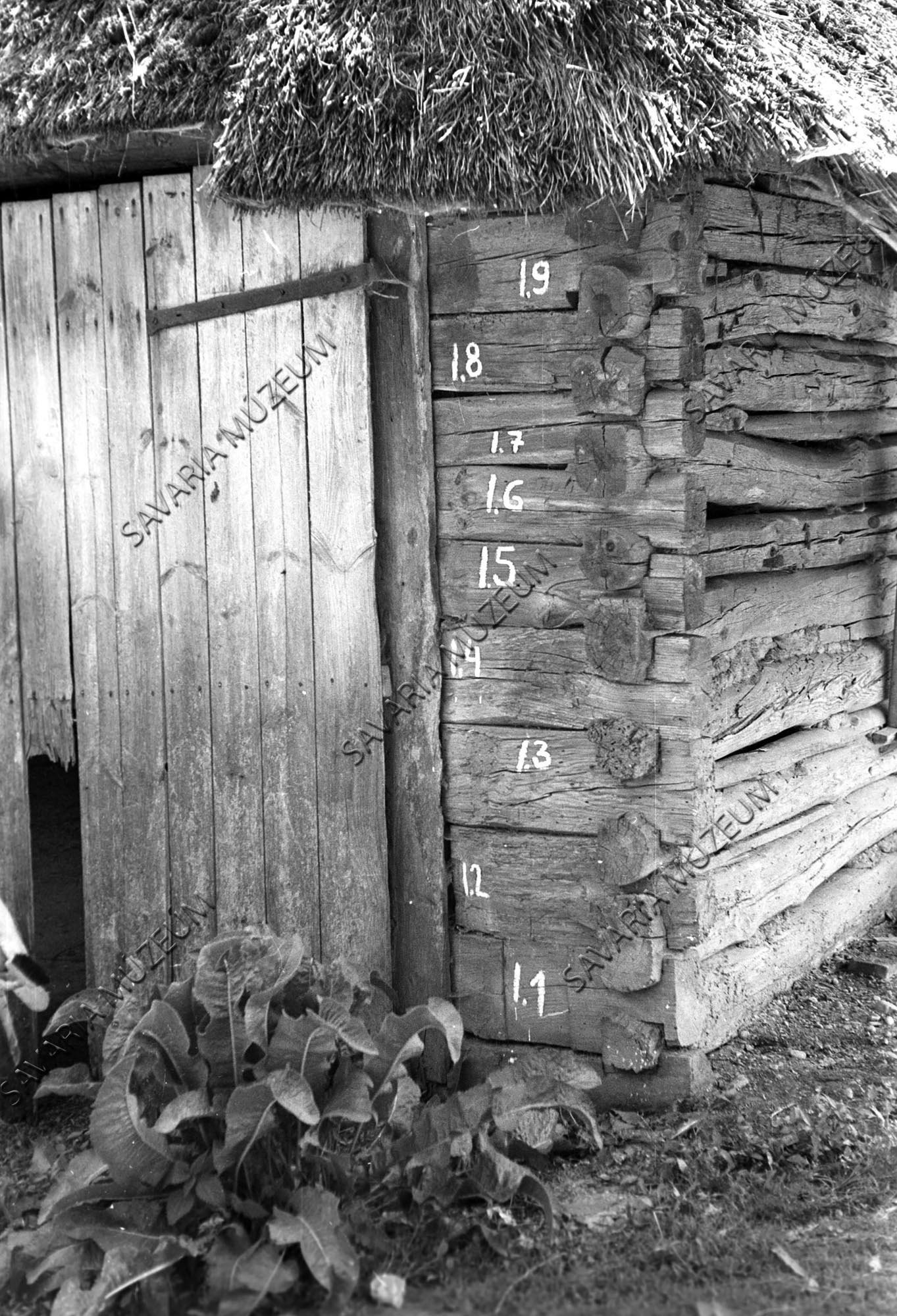 Istállós pajta részlete a kapunál (Savaria Megyei Hatókörű Városi Múzeum, Szombathely CC BY-NC-SA)