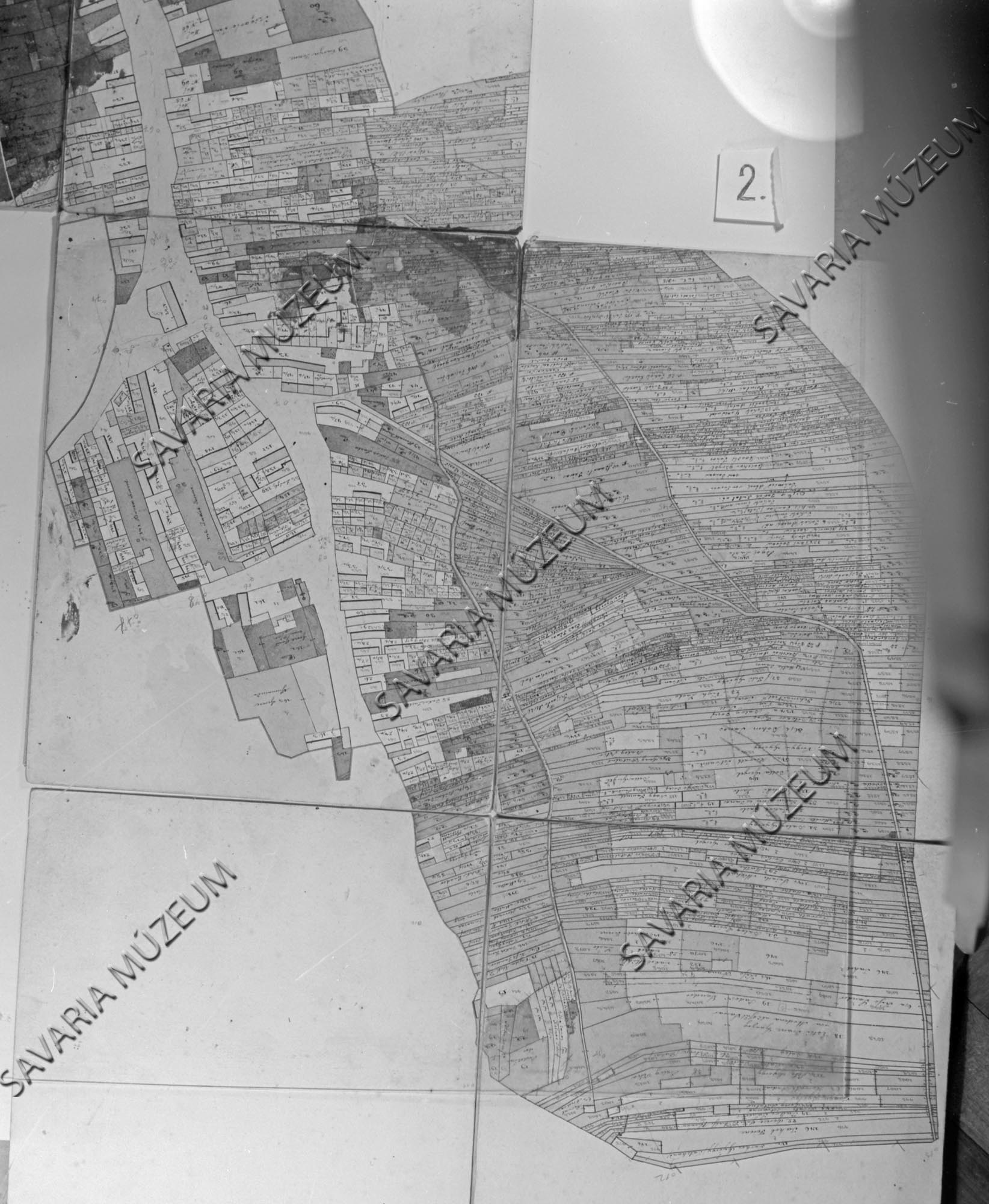 Gérce kataszteri térképe (Savaria Megyei Hatókörű Városi Múzeum, Szombathely CC BY-NC-SA)