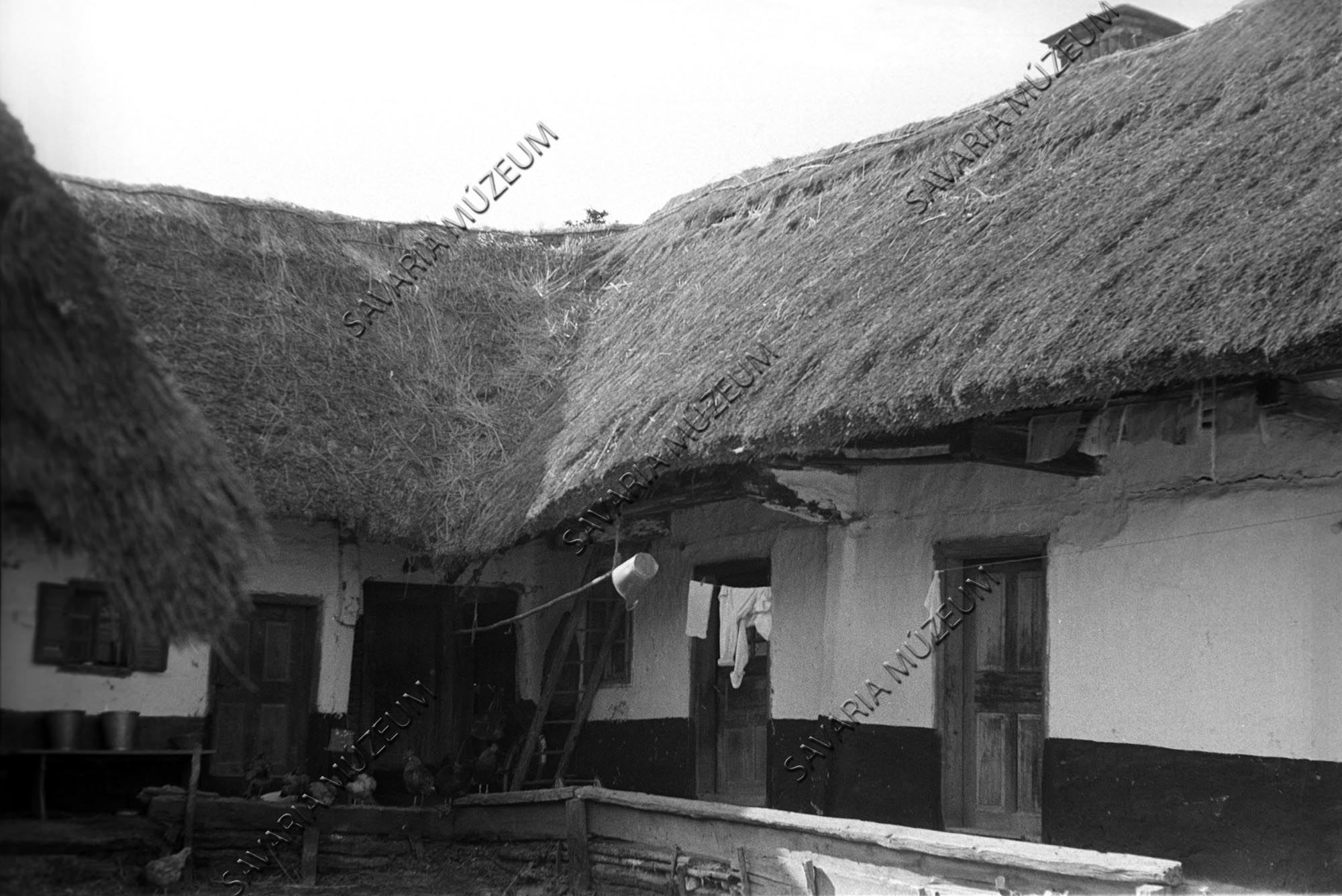 Keritett ház udvara (Savaria Megyei Hatókörű Városi Múzeum, Szombathely CC BY-NC-SA)
