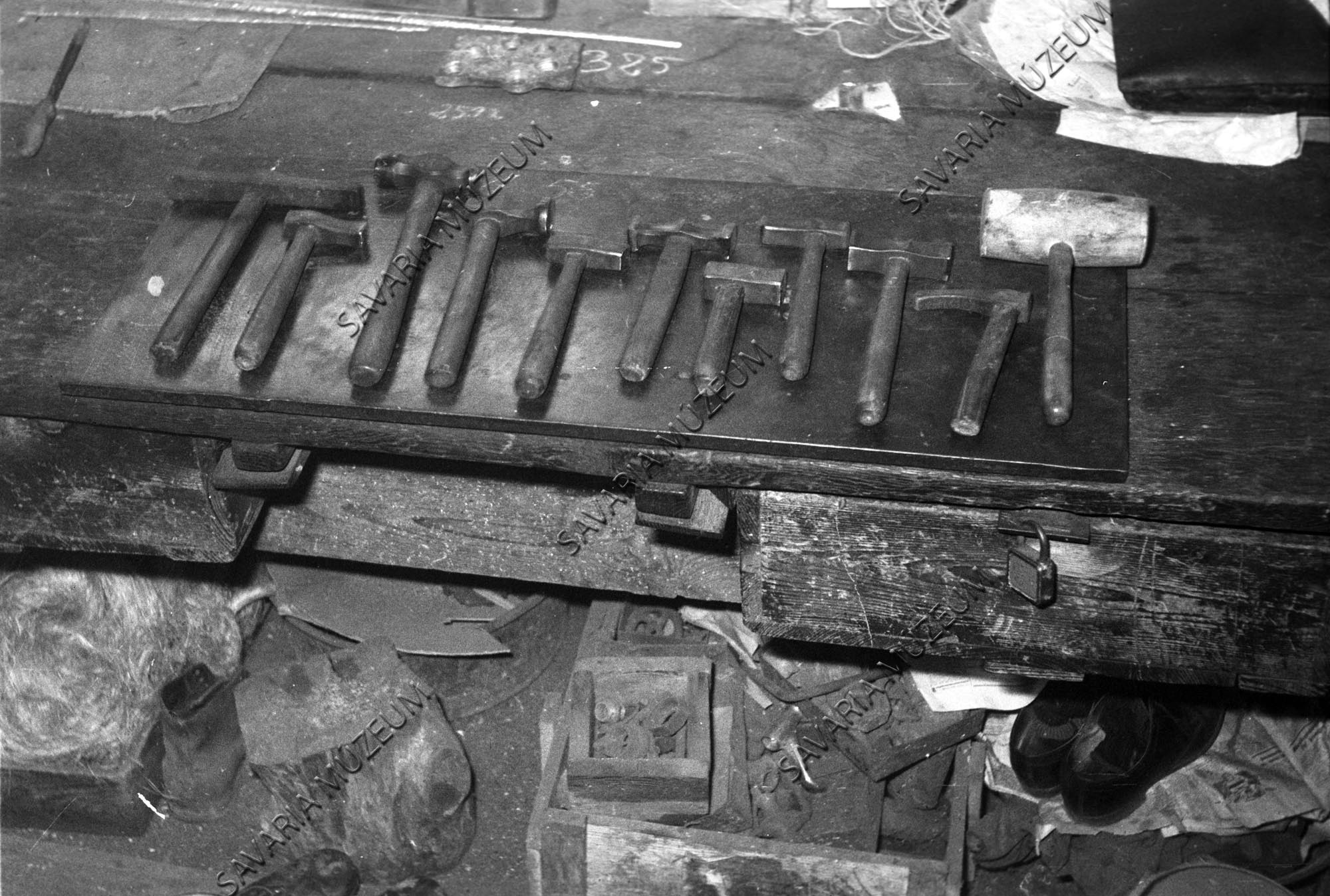 A rézműves kalapácsai (Savaria Megyei Hatókörű Városi Múzeum, Szombathely CC BY-NC-SA)