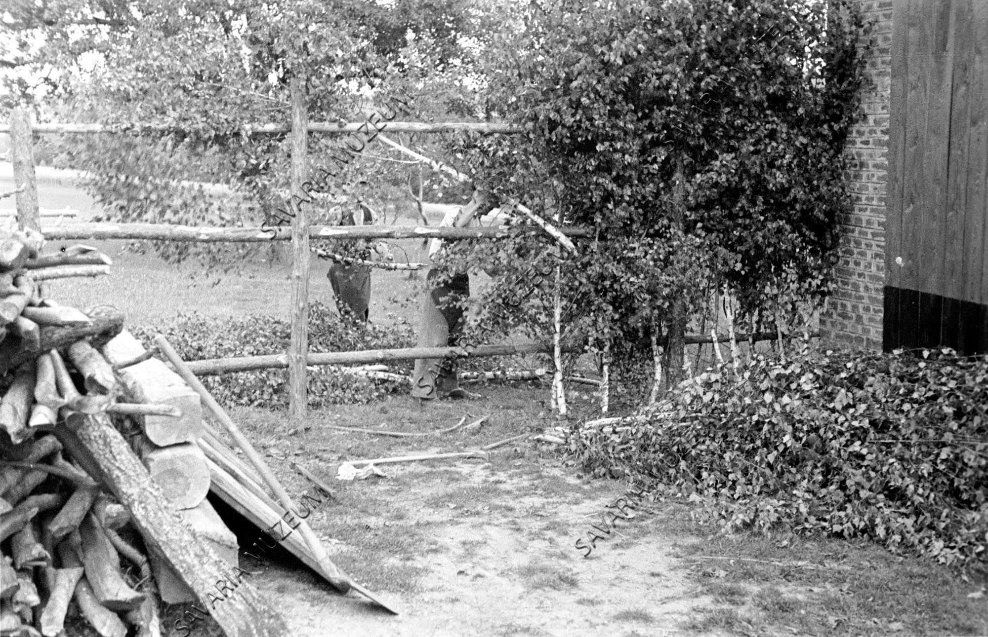 Kerítésfonás a lakodalomban (Savaria Megyei Hatókörű Városi Múzeum, Szombathely CC BY-NC-SA)