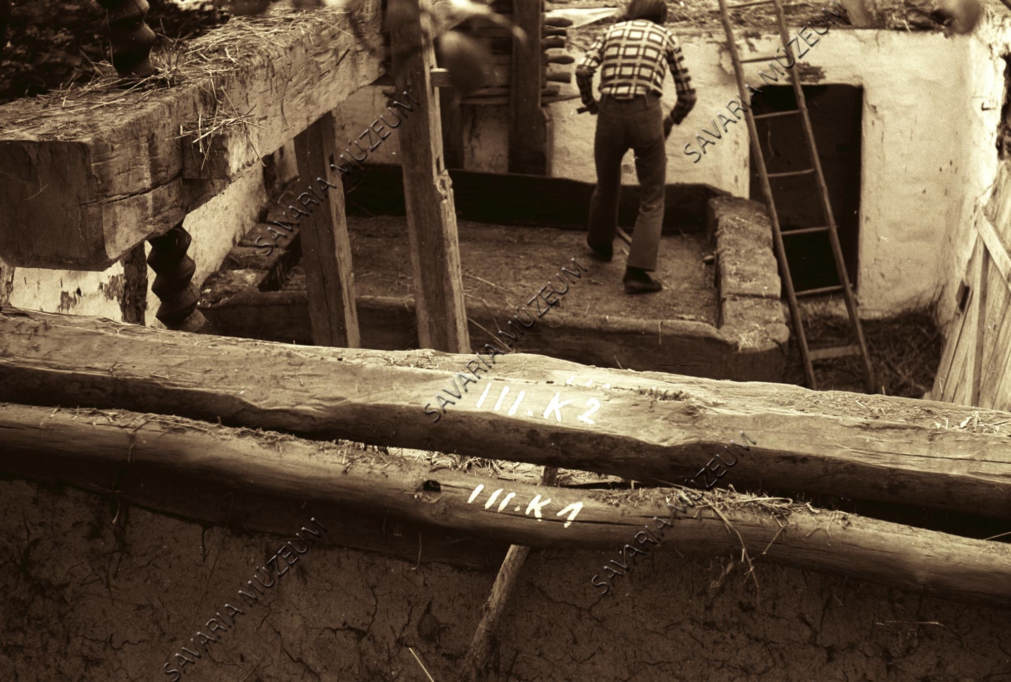 Présházrészlet bontás közben (Savaria Megyei Hatókörű Városi Múzeum, Szombathely CC BY-NC-SA)