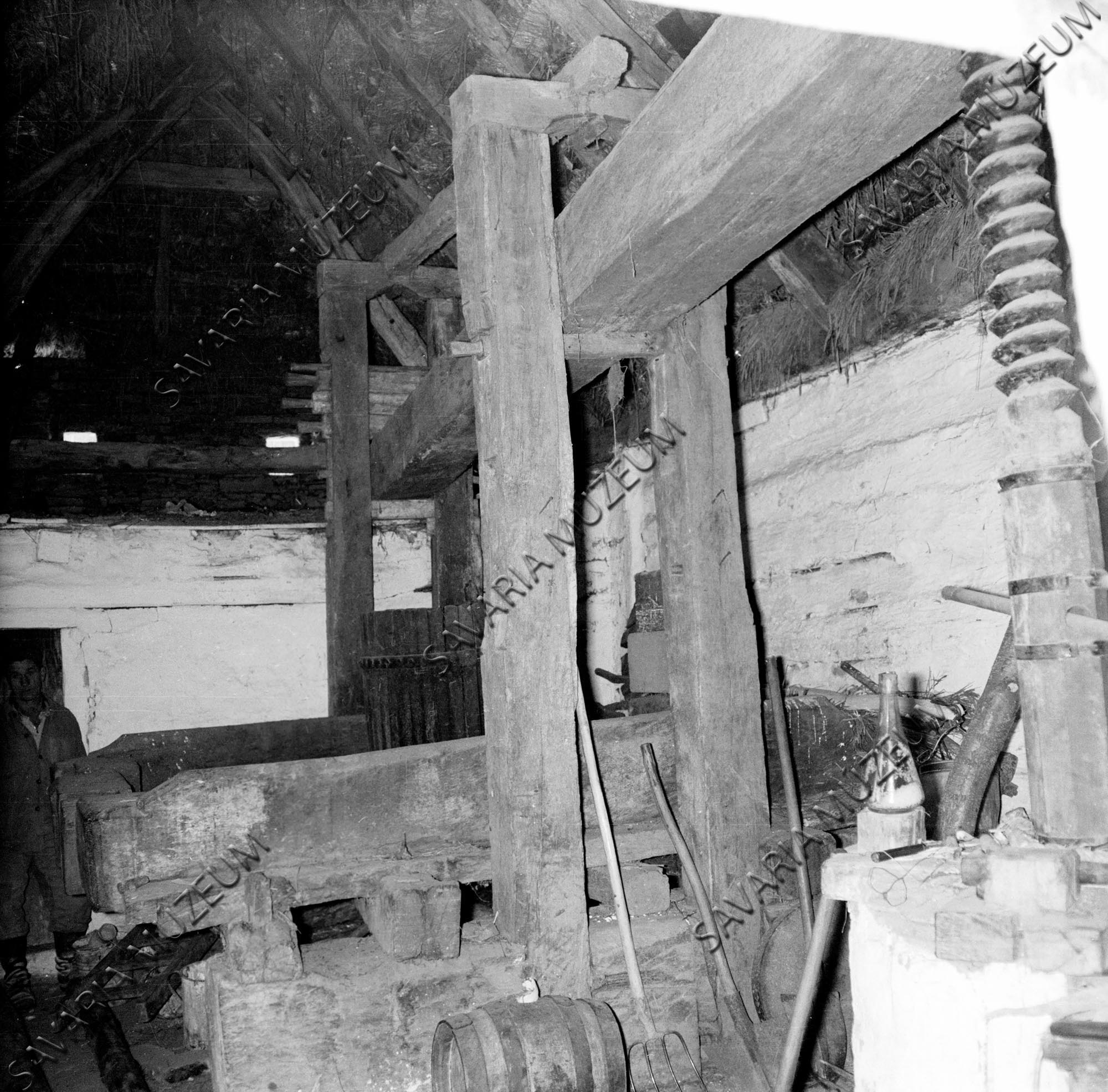 Szőlőprés (Savaria Megyei Hatókörű Városi Múzeum, Szombathely CC BY-NC-SA)
