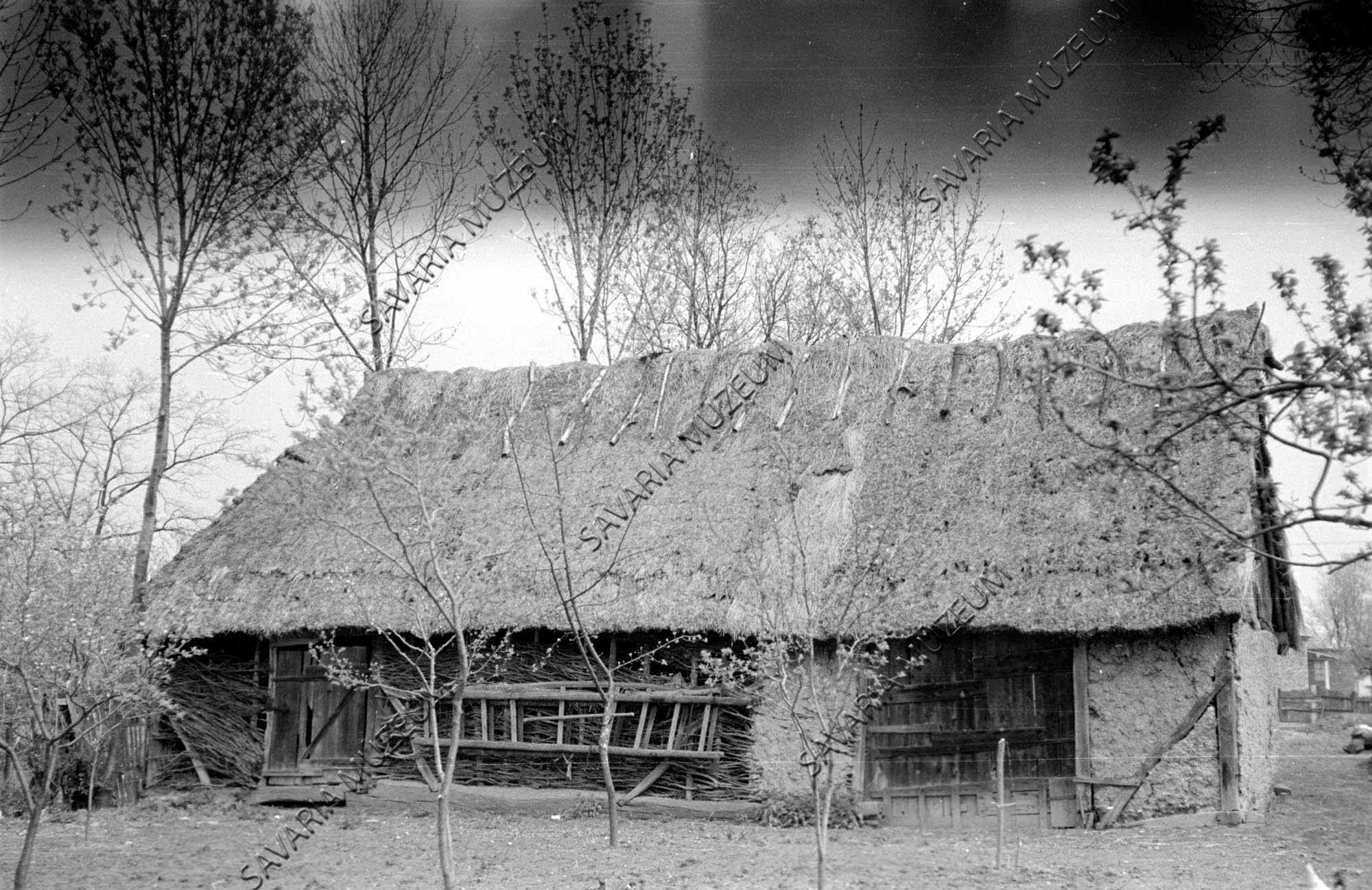 Pajta hátulról és hosszúszekéroldal (Savaria Megyei Hatókörű Városi Múzeum, Szombathely CC BY-NC-SA)