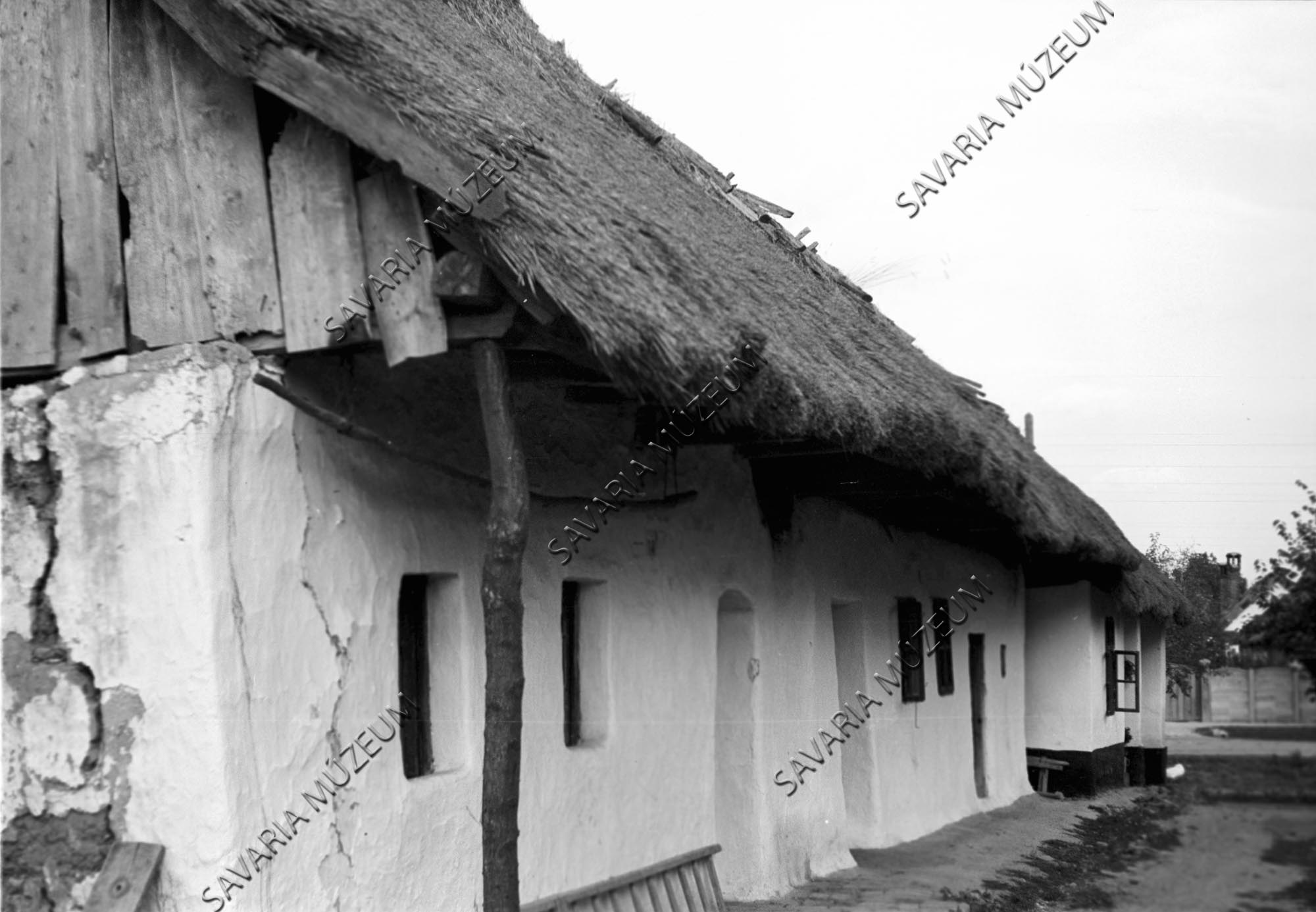 Házak udvar felől (Savaria Megyei Hatókörű Városi Múzeum, Szombathely CC BY-NC-SA)