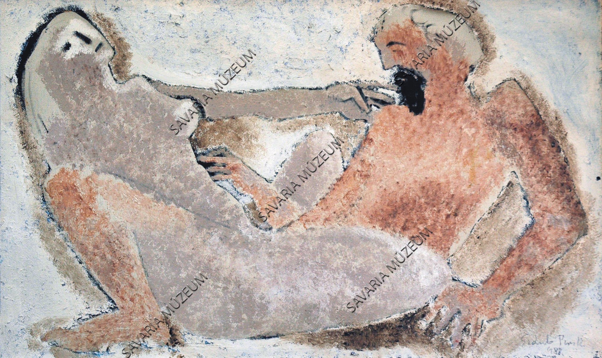 Etruszk szerelemesek (Szombathelyi Képtár CC BY-NC-SA)