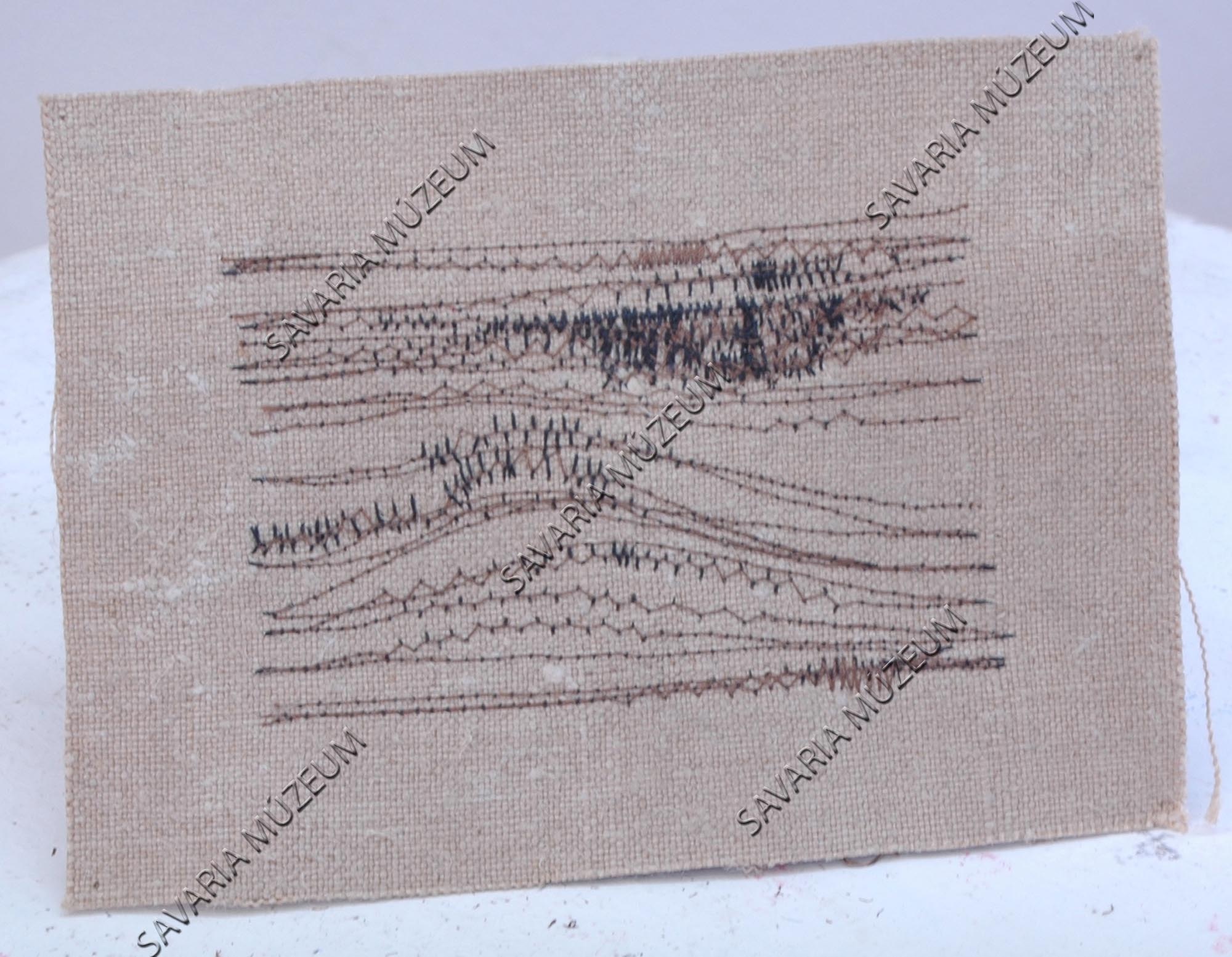 Textilgrafika (Szombathelyi Képtár CC BY-NC-SA)