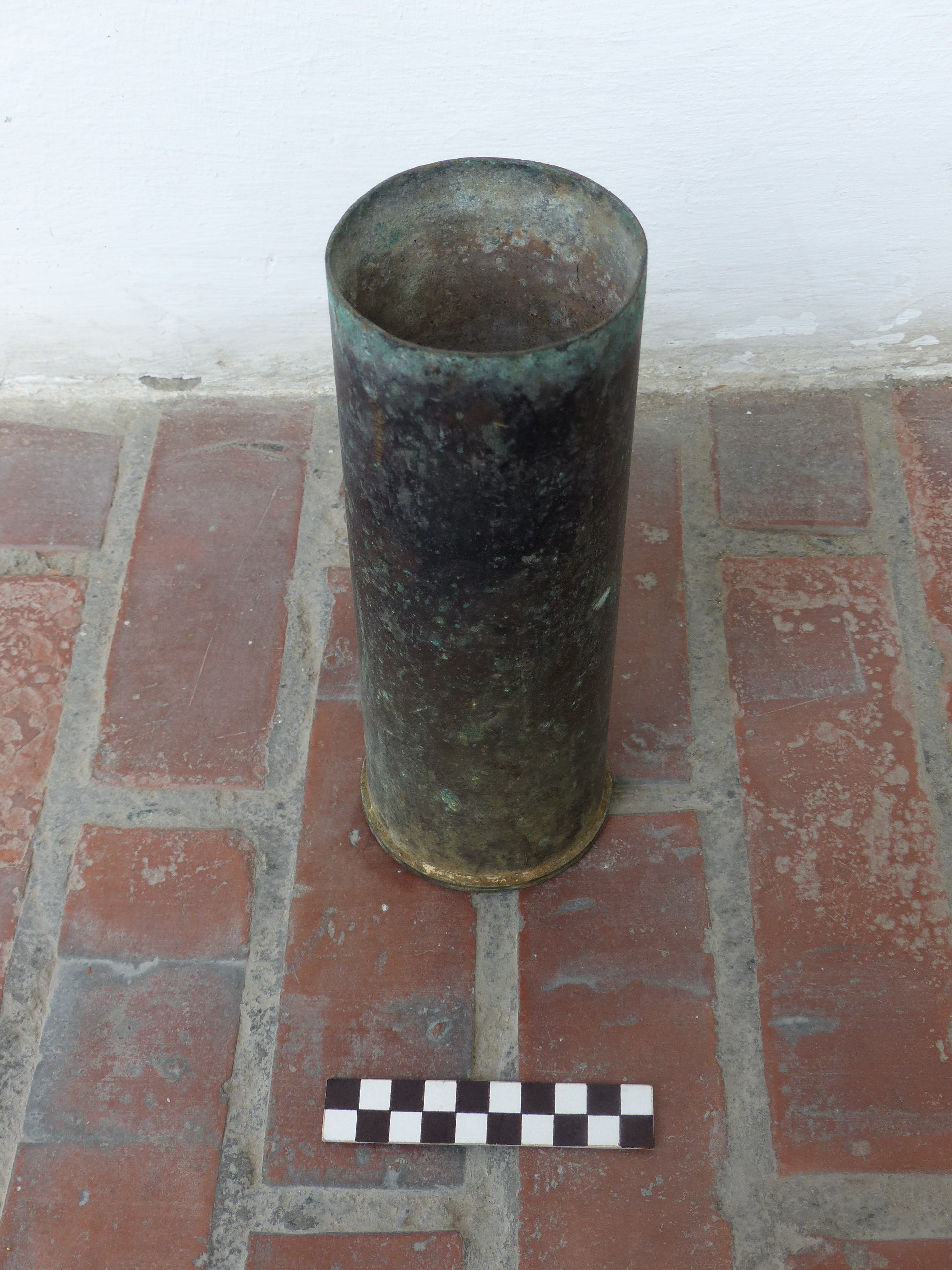 Tüzérségi gránáthüvely (Tapolcai Városi Múzeum CC BY-NC-SA)