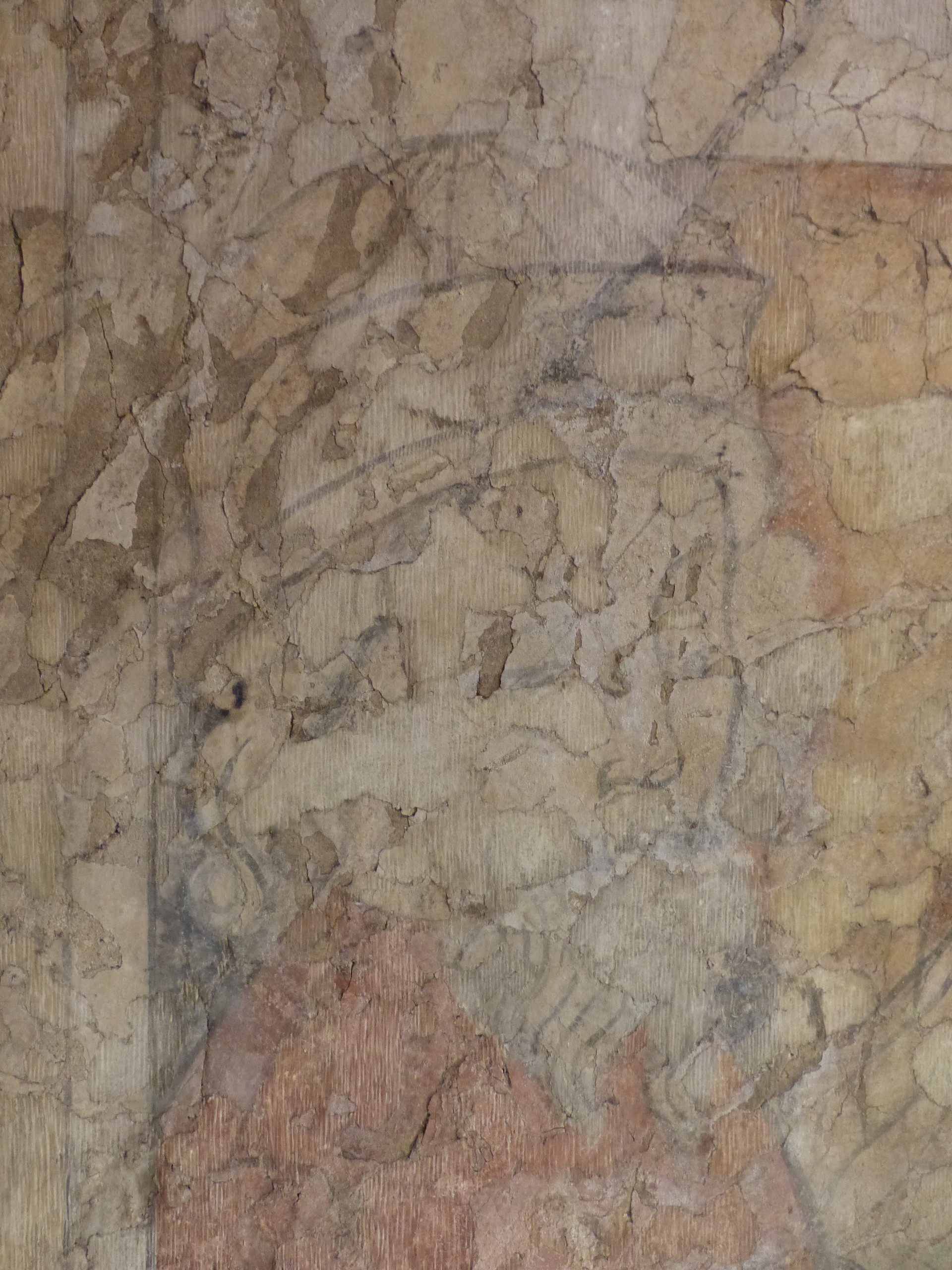 Középkori templomi freskőtöredék (Tapolcai Városi Múzeum CC BY-NC-SA)