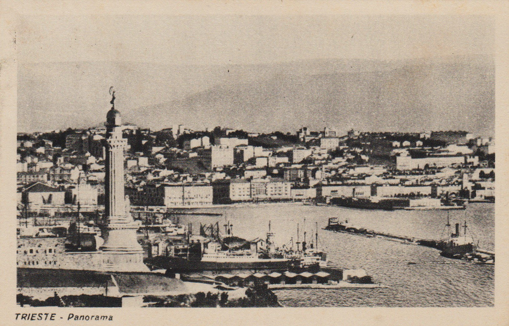 Trieszti képeslap (Tapolcai Városi Múzeum CC BY-NC-SA)
