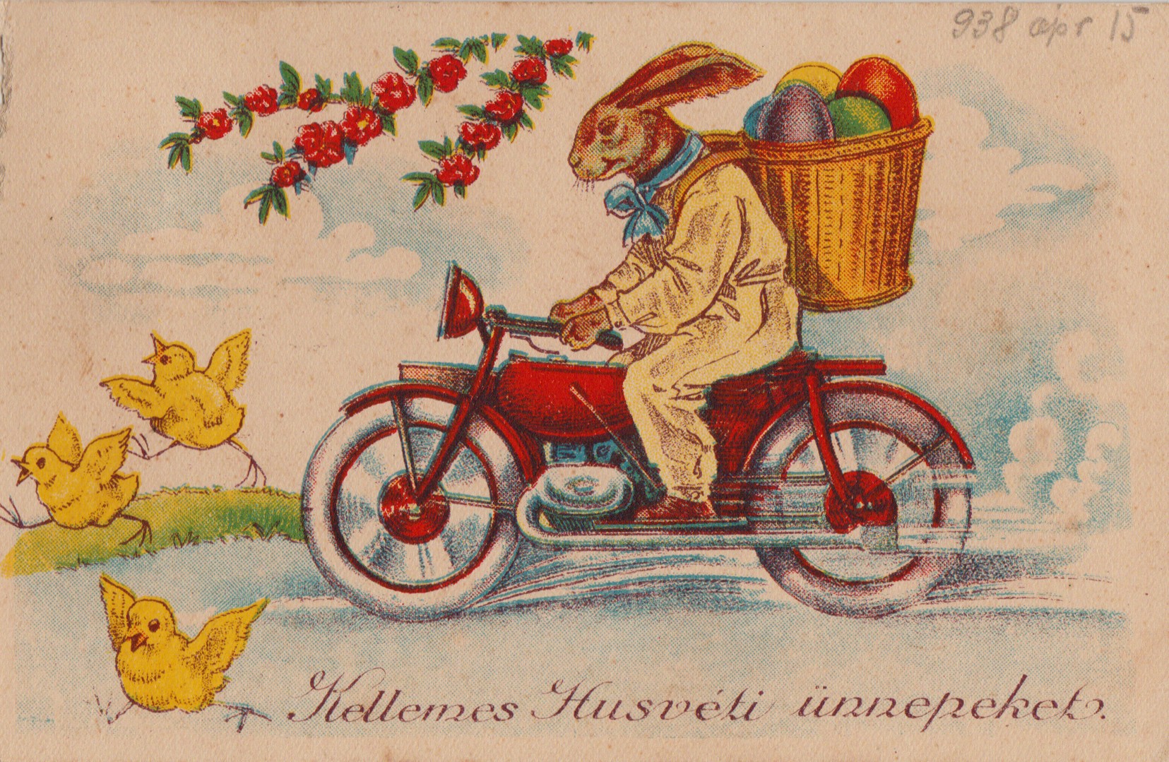 Húsvéti képeslap (Tapolcai Városi Múzeum CC BY-NC-SA)