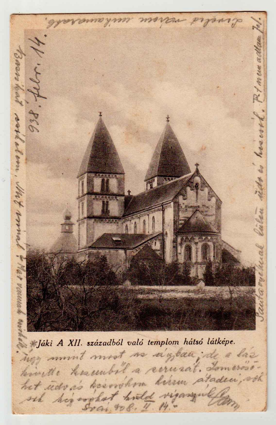Jáki képeslap (Tapolcai Városi Múzeum CC BY-NC-SA)