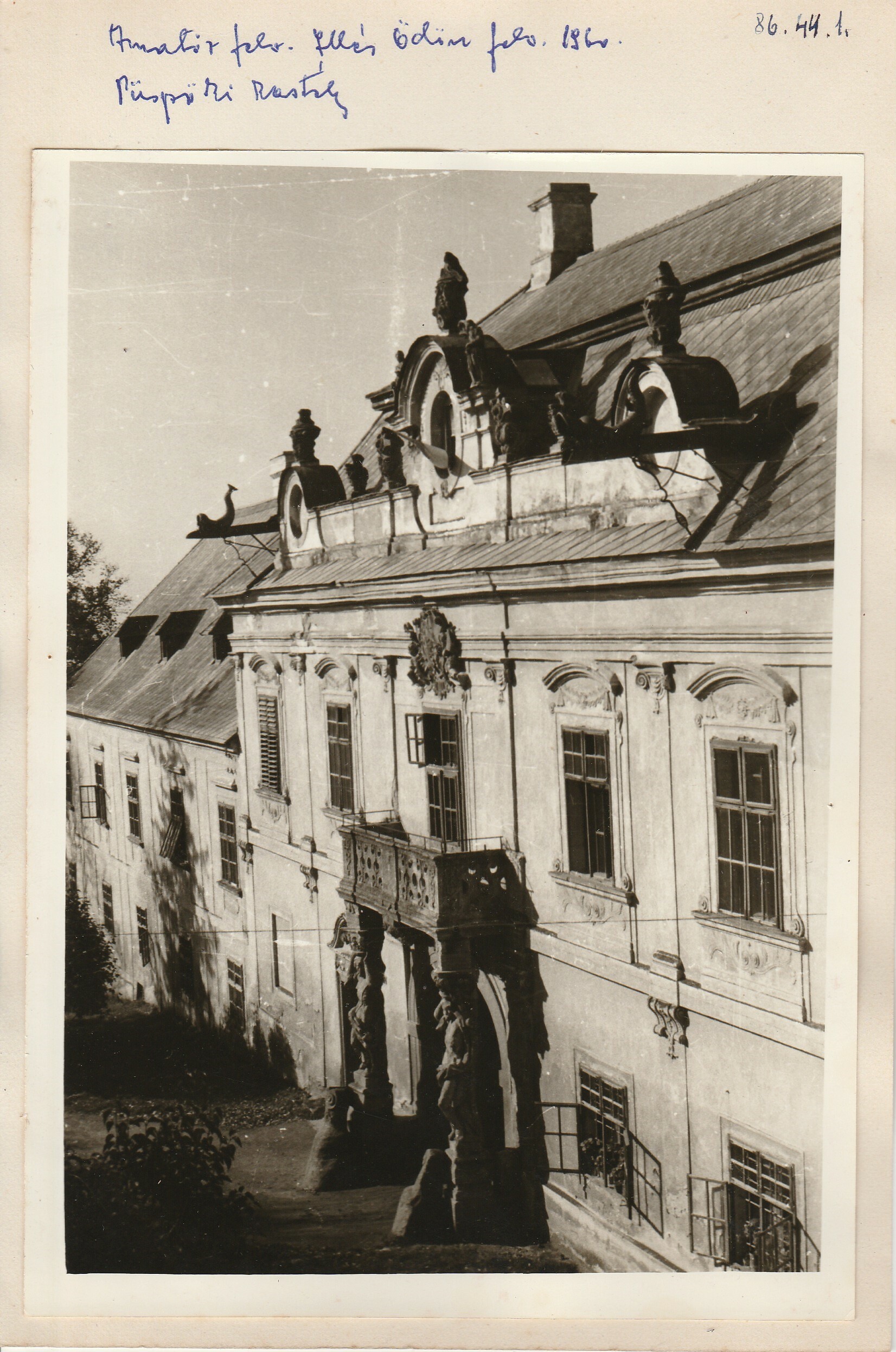 A sümegi püspöki palota fotója (Tapolcai Városi Múzeum CC BY-NC-SA)