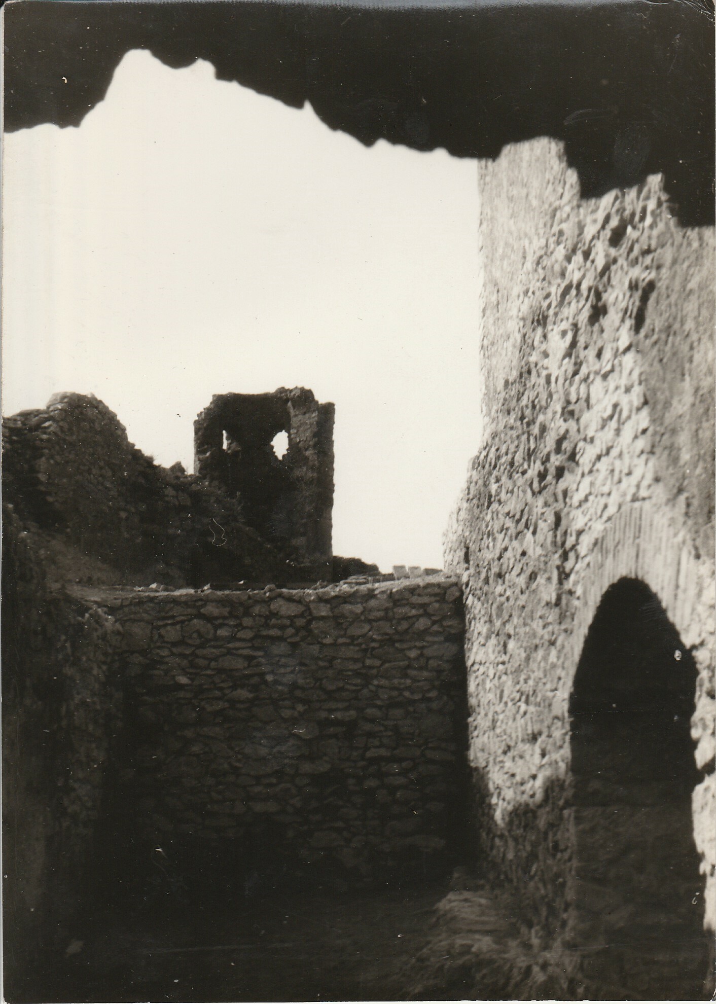 Részlet a sümegi várból (Tapolcai Városi Múzeum CC BY-NC-SA)