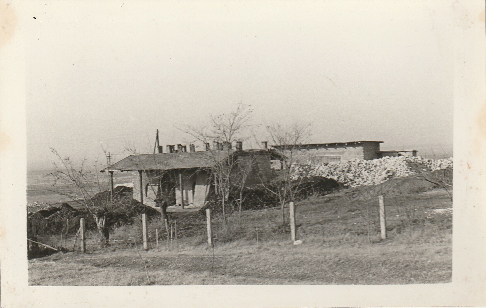 Az új sümegi mészégető fényképe 1960 körül (Tapolcai Városi Múzeum CC BY-NC-SA)