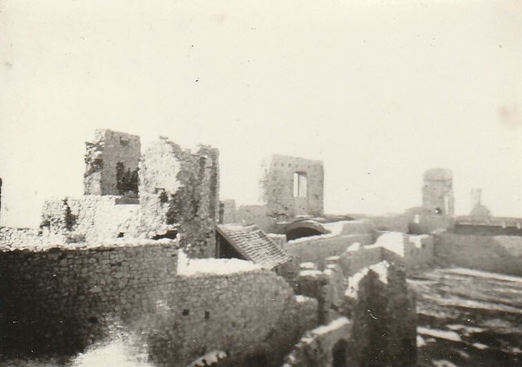 A sümegi várrom nyugati oldala (Tapolcai Városi Múzeum CC BY-NC-SA)