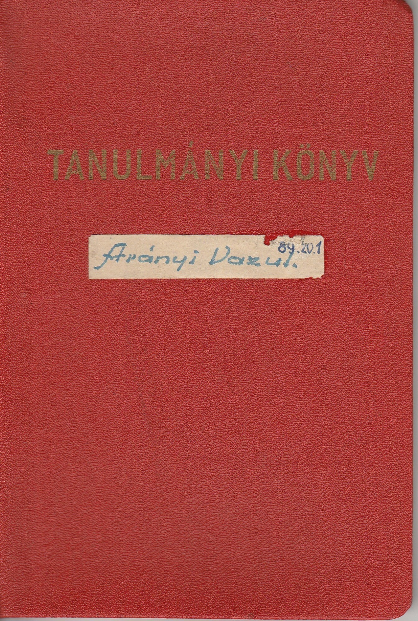 Tanulmányi könyv szemináriumokhoz (Tapolcai Városi Múzeum CC BY-NC-SA)