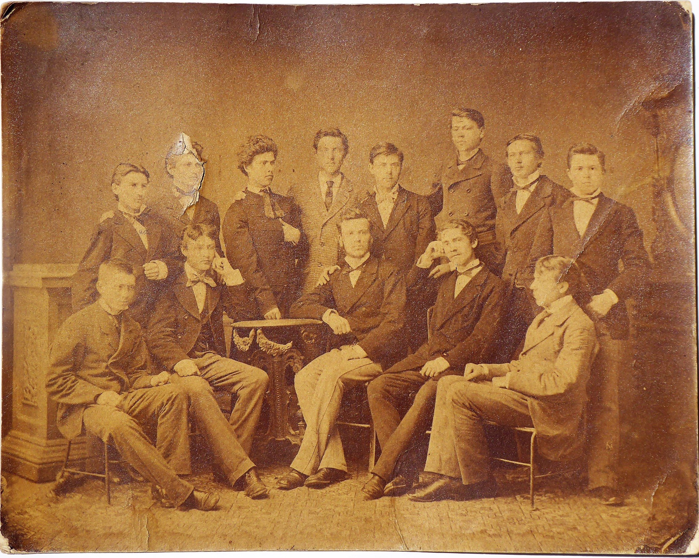 Tanítójelöltek a selmecbányai főiskoláról 1877-78 (Tapolcai Városi Múzeum CC BY-NC-SA)