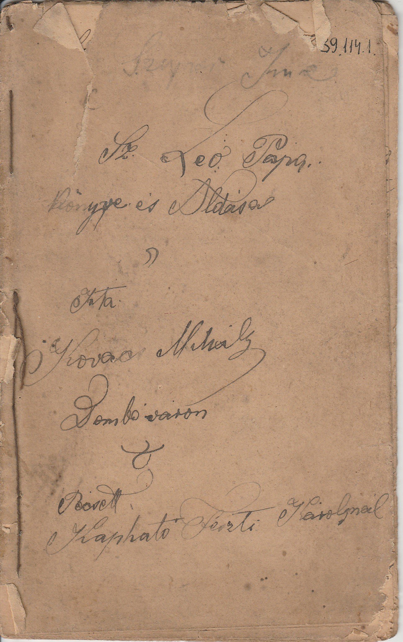 Kovács Mihály Szent Leó pápa könyve és áldása című művének másolata (Tapolcai Városi Múzeum CC BY-NC-SA)