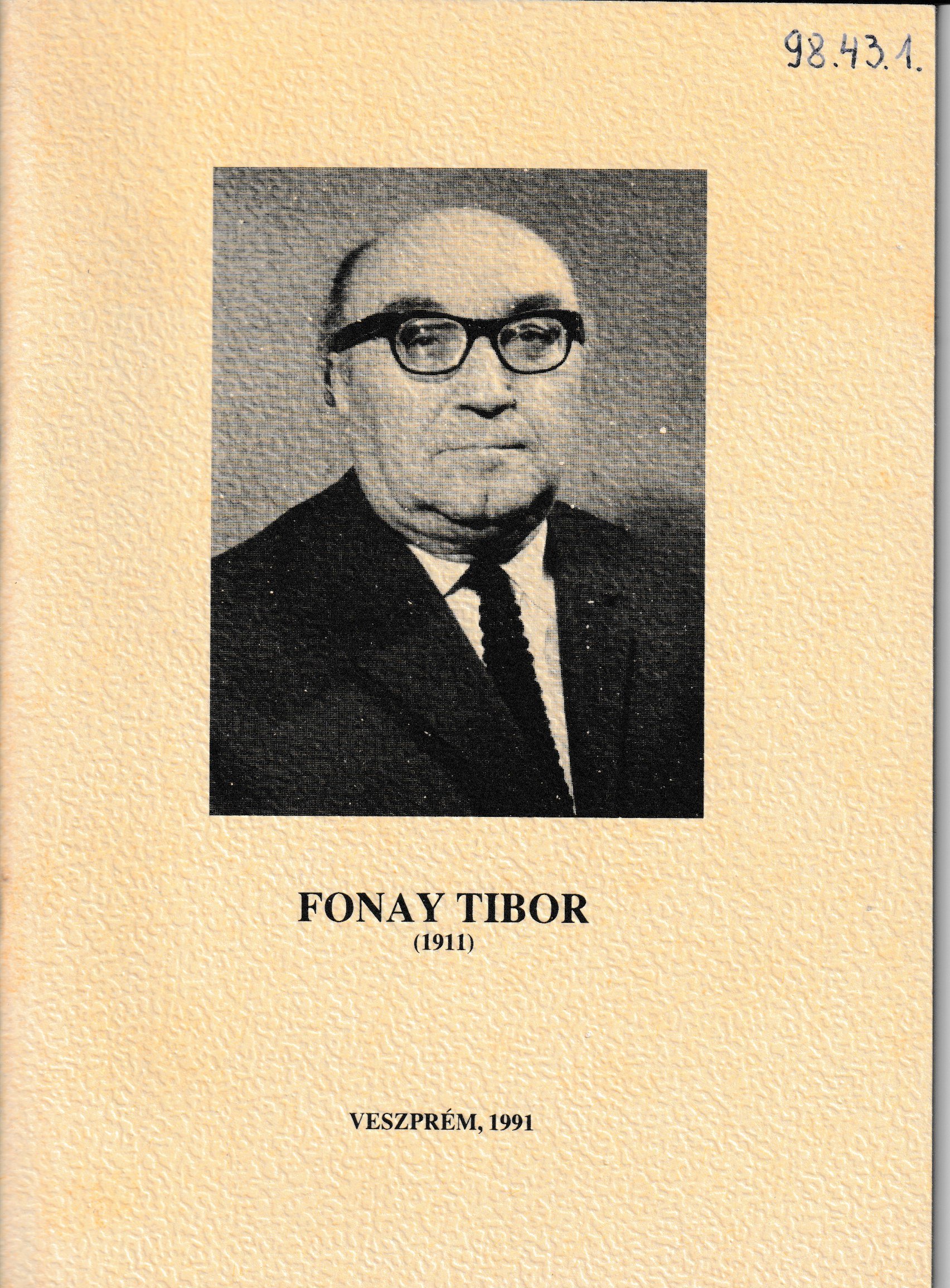 Fonay Tibor (1911) című mű (Tapolcai Városi Múzeum CC BY-NC-SA)