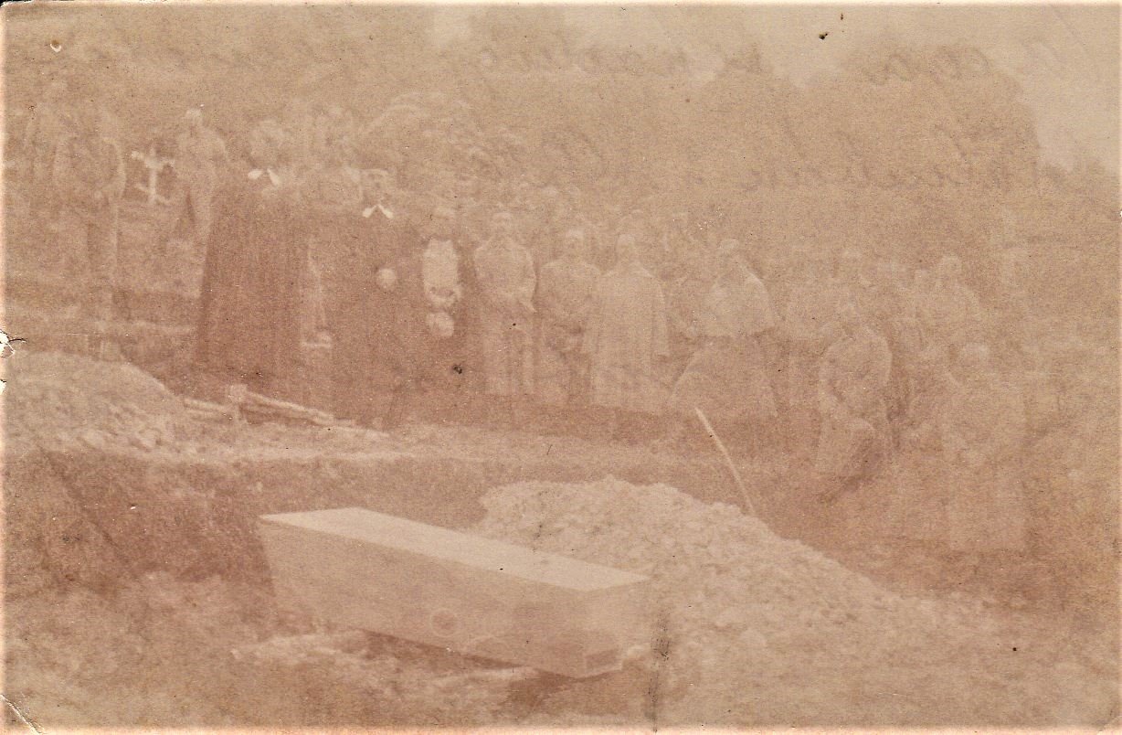 Katonatemetés Cholmban 1916 (Tapolcai Városi Múzeum CC BY-NC-SA)
