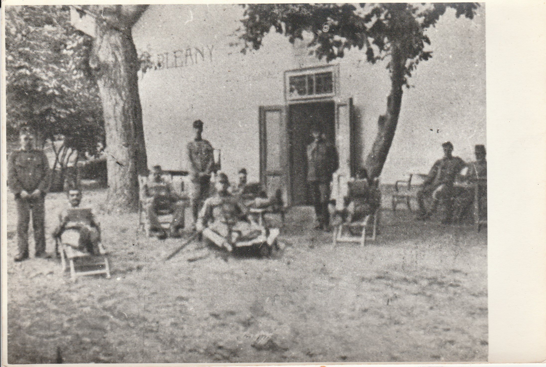 A badacsonyi Hableány vendéglő beteg katonákkal (Tapolcai Városi Múzeum CC BY-NC-SA)