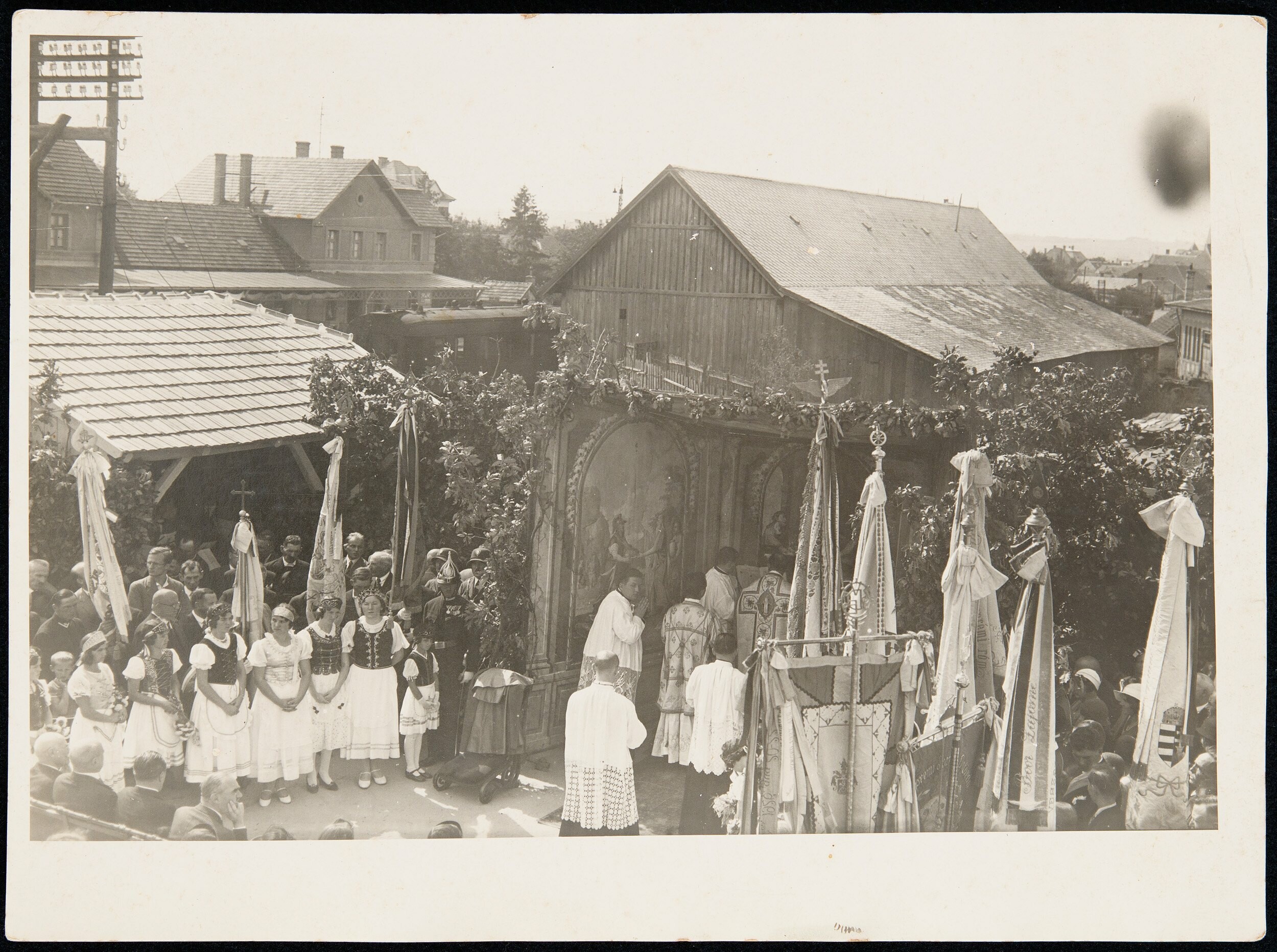 Magyar Keresztény Vasutasok Egyesülete helyi csoportjának székház avatása (Laczkó Dezső Múzeum CC BY-NC-SA)