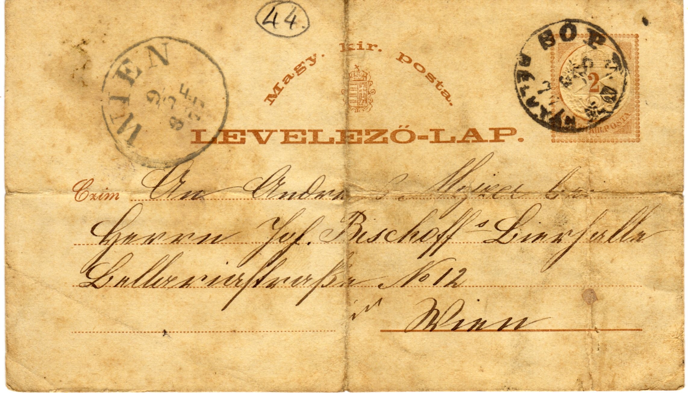Levelezőlap (Tapolcai Városi Múzeum CC BY-NC-SA)