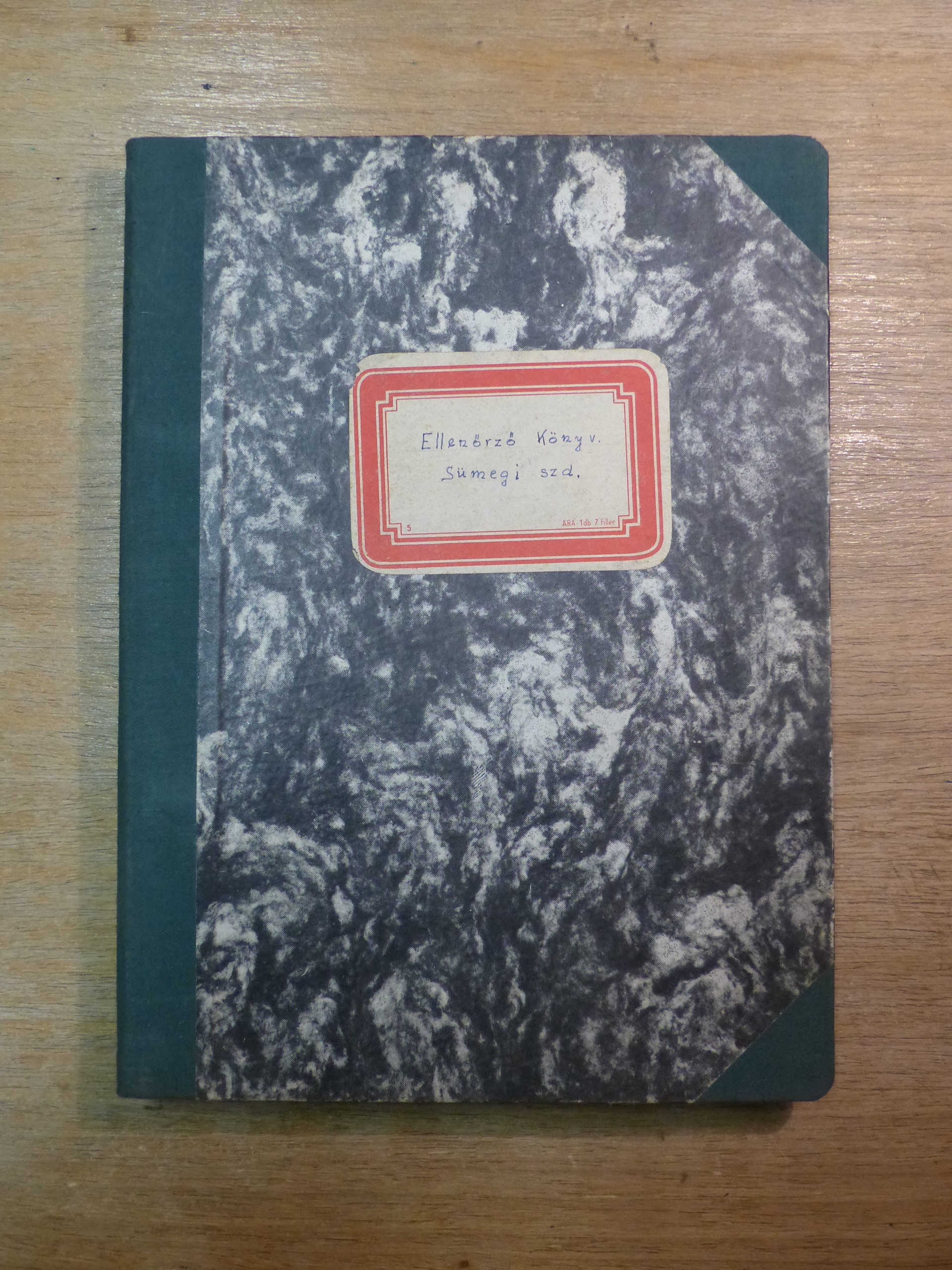 Munkásőrségi ellenőrzési könyv 1962-1964 (Tapolcai Városi Múzeum CC BY-NC-SA)