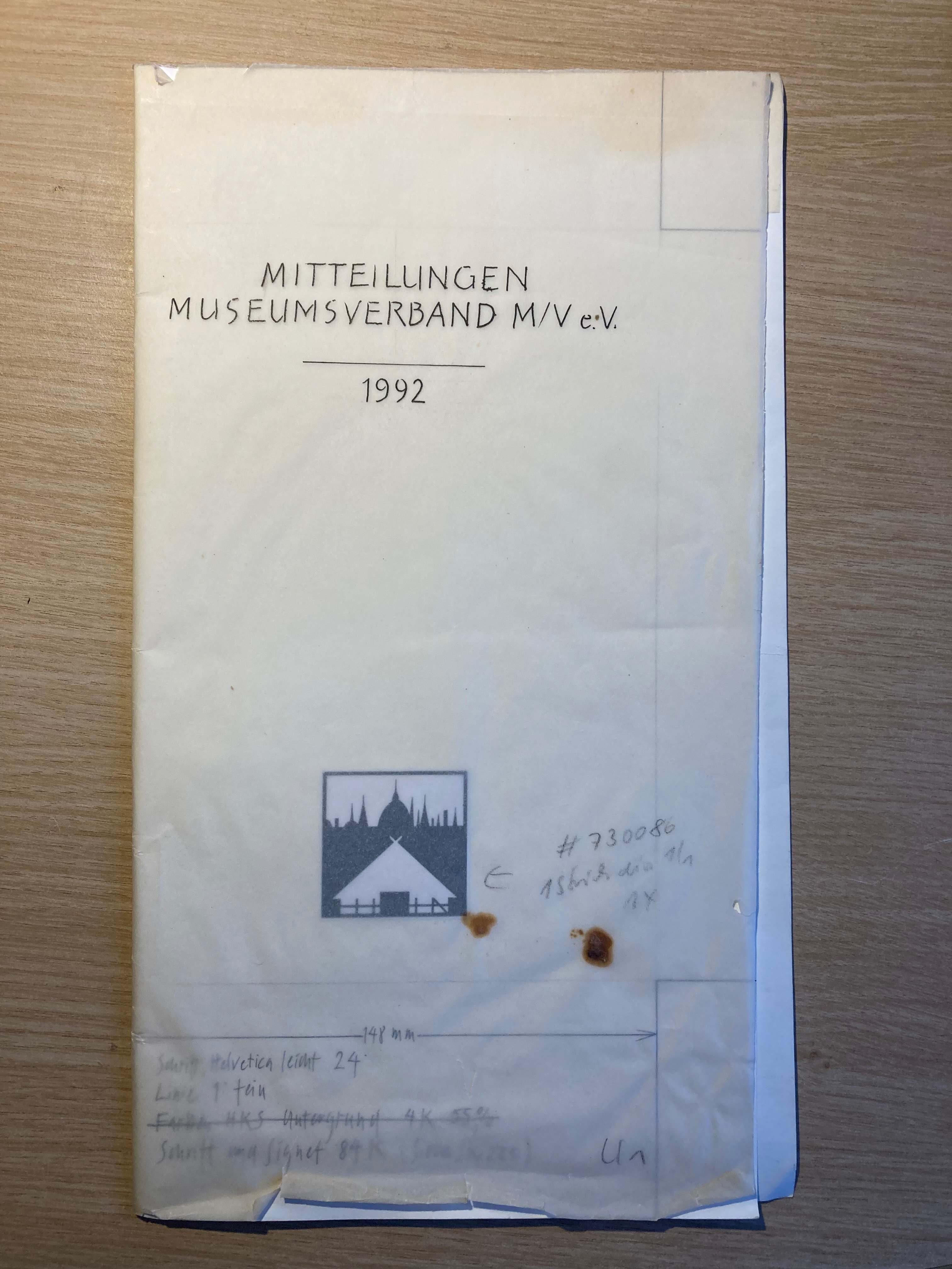 Mitteilungen des Museumsverbandes in Mecklenburg-Vorpommern e.V. Jahrgang 1992 (Landesfachstelle Museum CC BY-NC-SA)