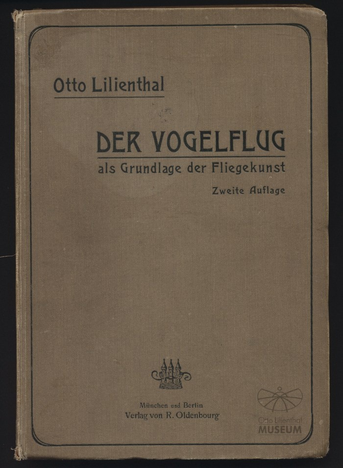 Buch "Der Vogelflug" (Otto-Lilienthal-Museum CC BY-NC-SA)