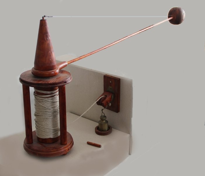 Rundlaufapparat zur Messung des Luftwiderstandes von Kanonenkugeln (Otto-Lilienthal-Museum CC BY-NC-SA)