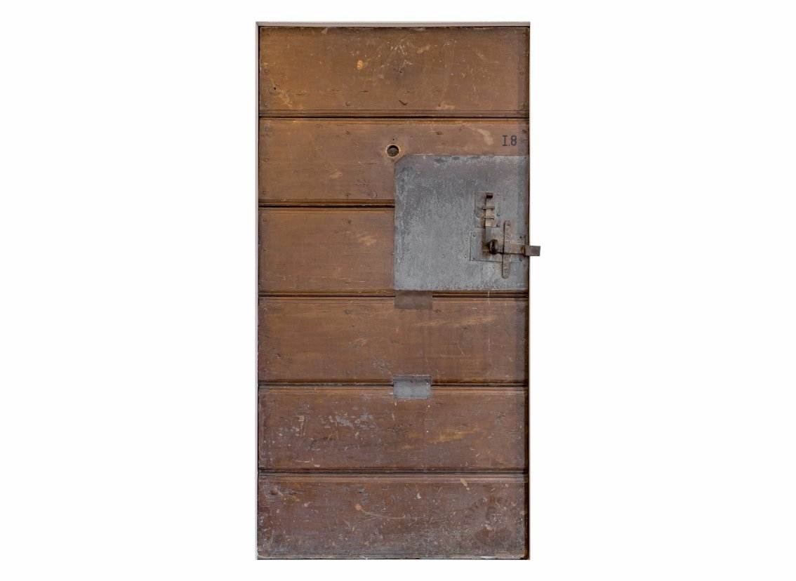 Zellentür aus der Hausvogtei (Fritz-Reuter-Literaturmuseum CC BY-NC-SA)