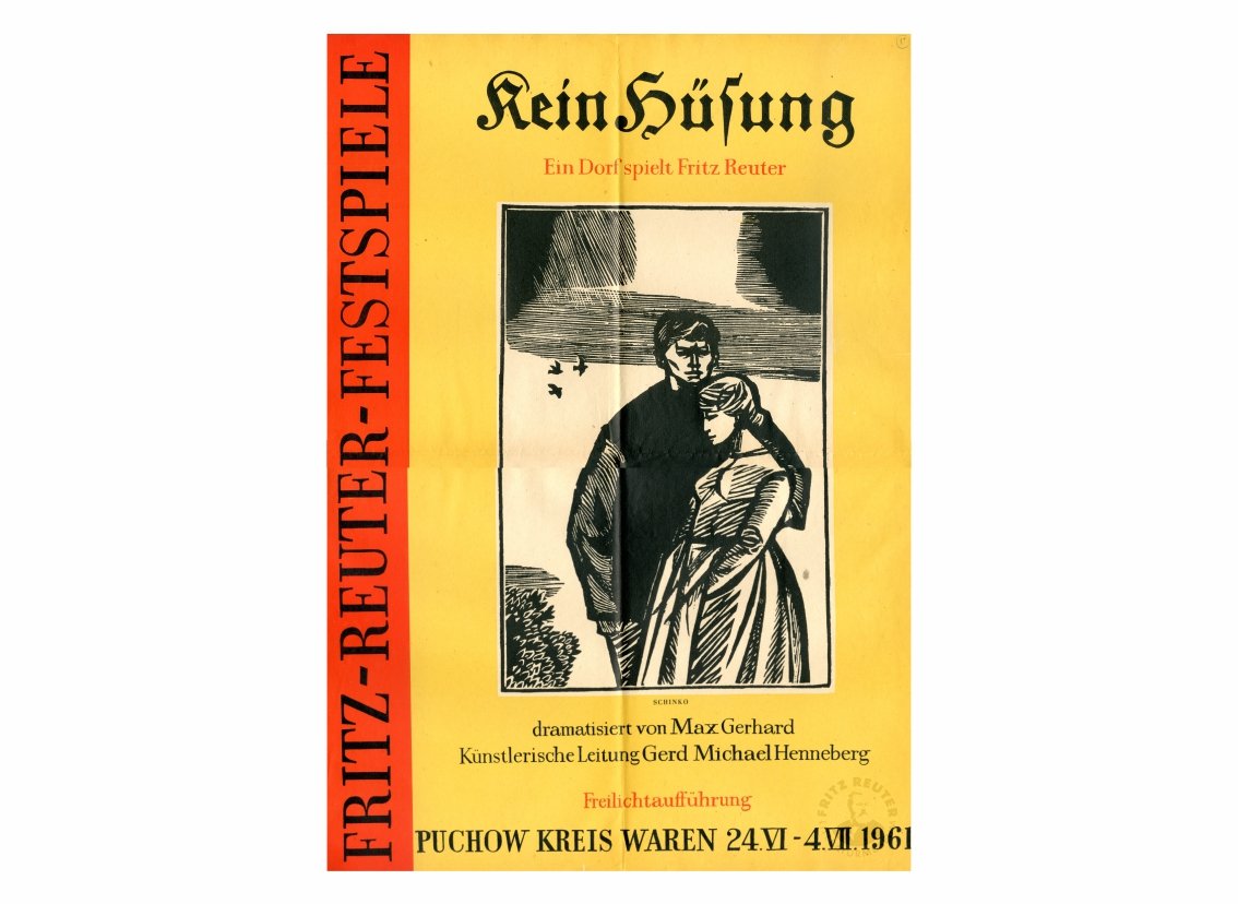 Album mit Rezensionen, Artikeln und Bildern zu "Kein Hüsung" (Fritz-Reuter-Literaturmuseum CC BY-NC-SA)