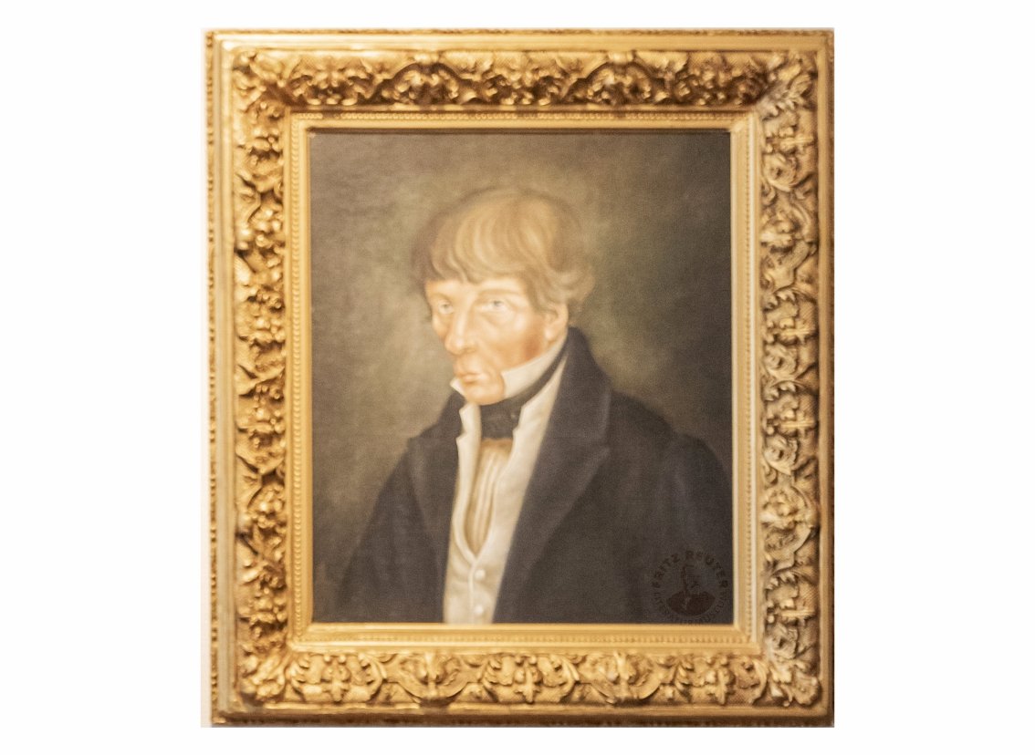 Porträt Georg Johann Reuter (Fritz-Reuter-Literaturmuseum CC BY-NC-SA)