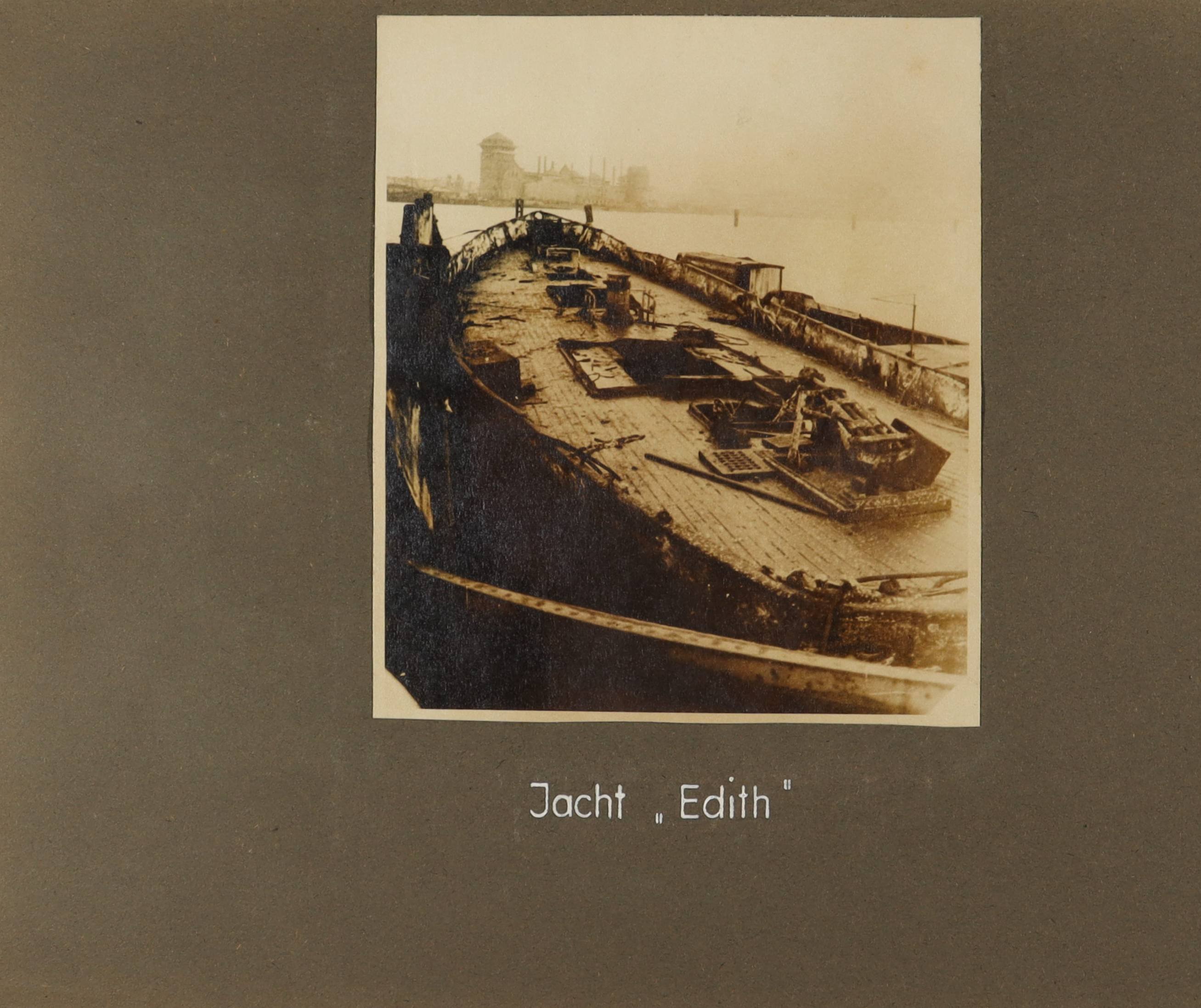 Decksansicht der Jacht "Edith" (Schiffbau- und Schiffahrtsmuseum Rostock RR-F)