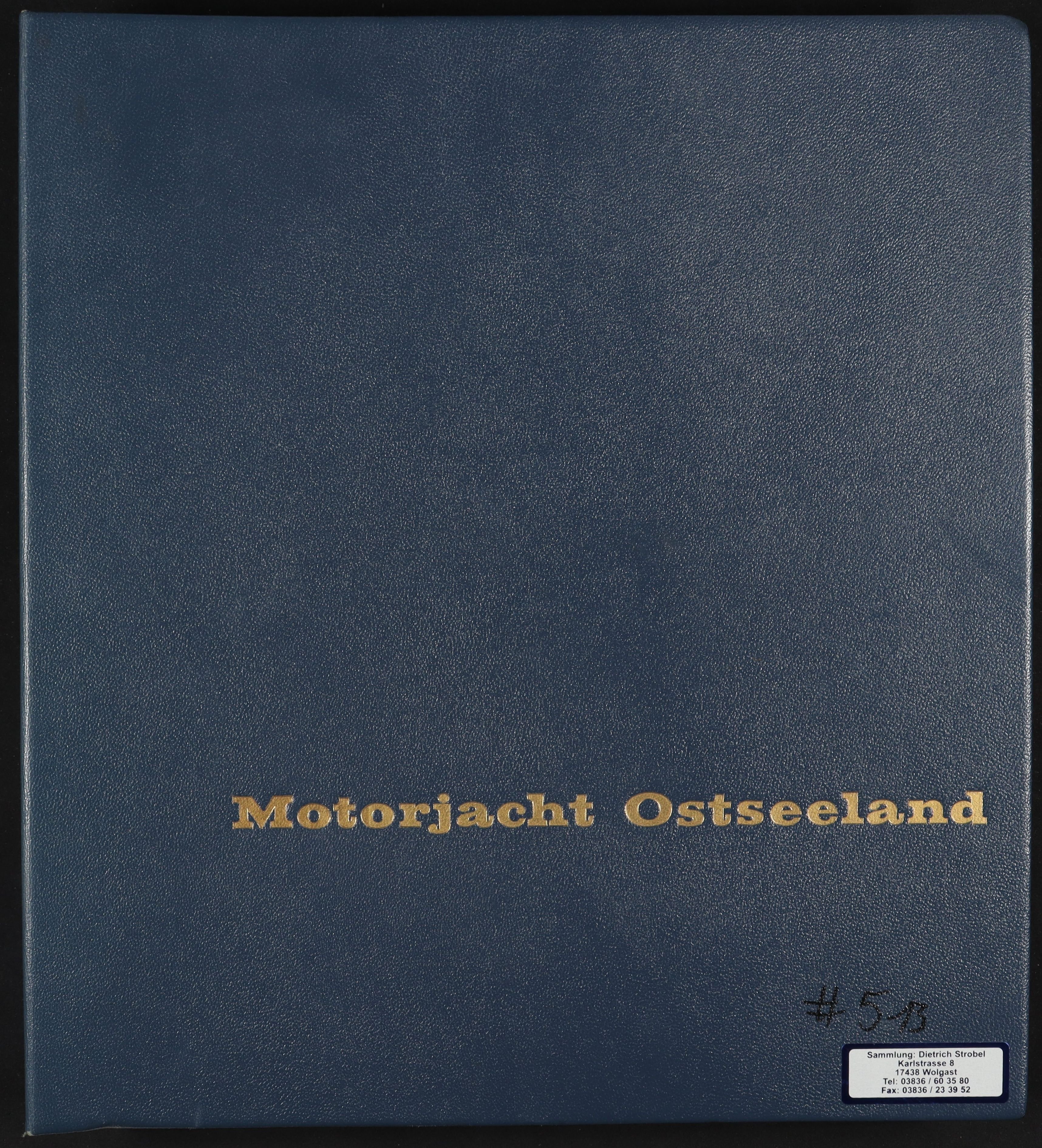 Motorjacht "Ostseeland" (Schiffbau- und Schiffahrtsmuseum Rostock RR-F)