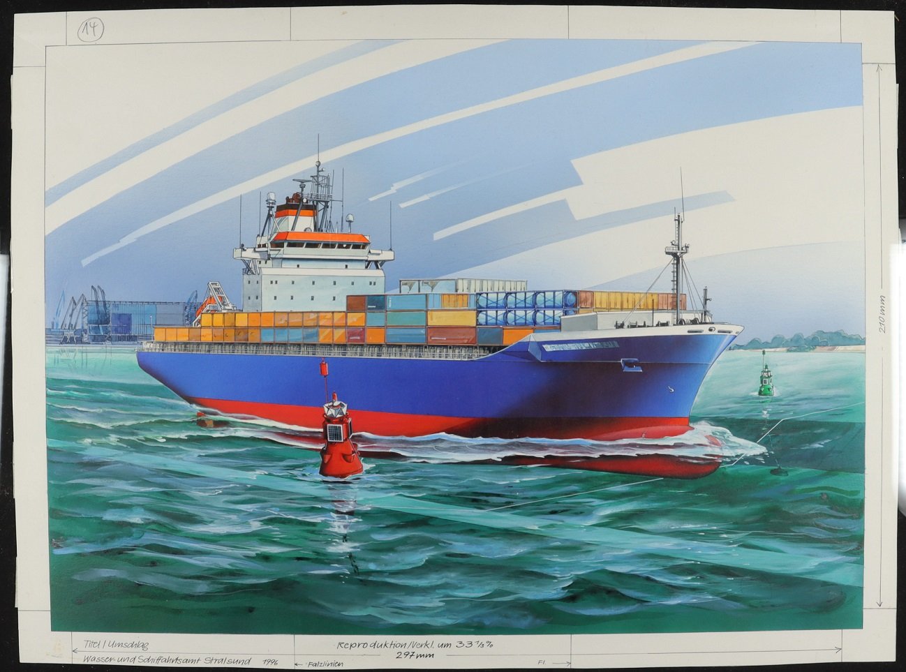 Containerschiff (Schiffbau- und Schiffahrtsmuseum Rostock RR-F)