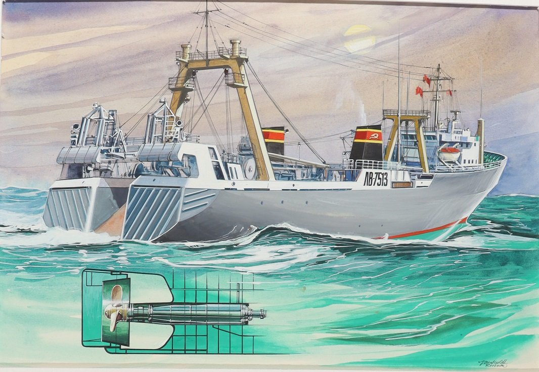 Trawler LB-7513 (Schiffbau- und Schiffahrtsmuseum Rostock RR-F)