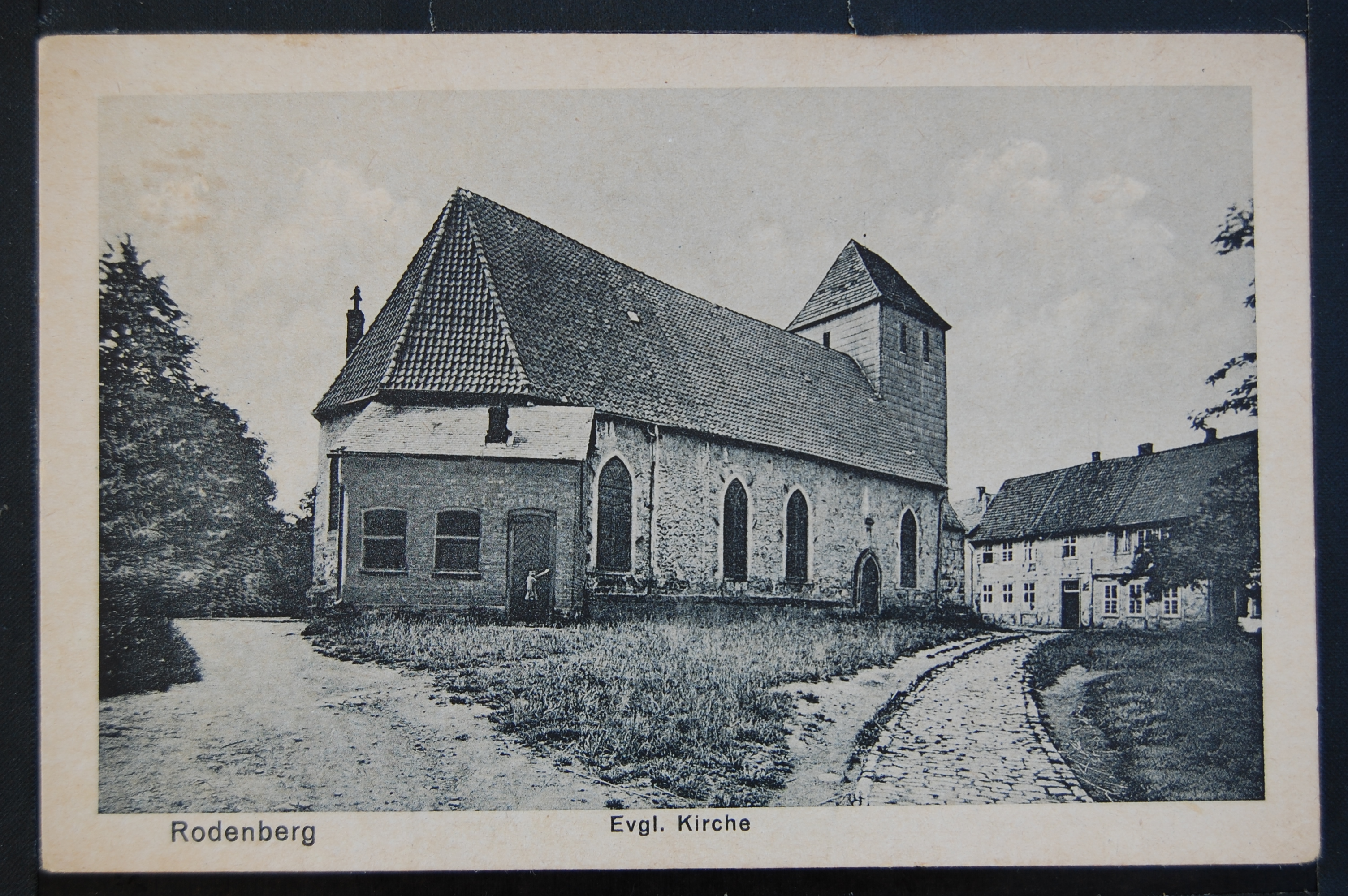 AK Rodenberg, Evgl. Kirche (Museumslandschaft Amt Rodenberg e.V. CC BY-NC-SA)