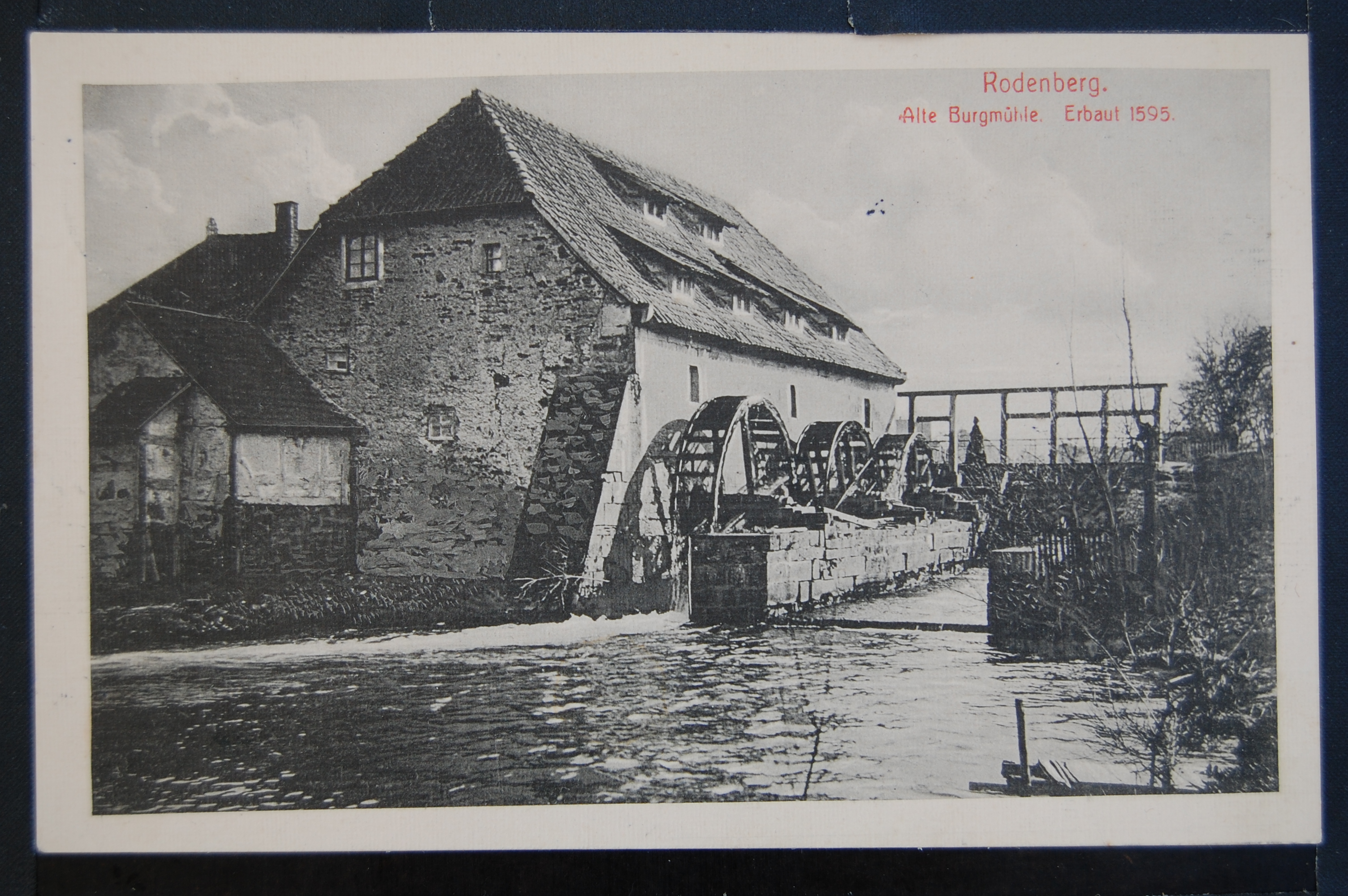 AK Rodenberg, Alte Burgmühle 1915 ? (Museumslandschaft Amt Rodenberg e.V. CC BY-NC-SA)